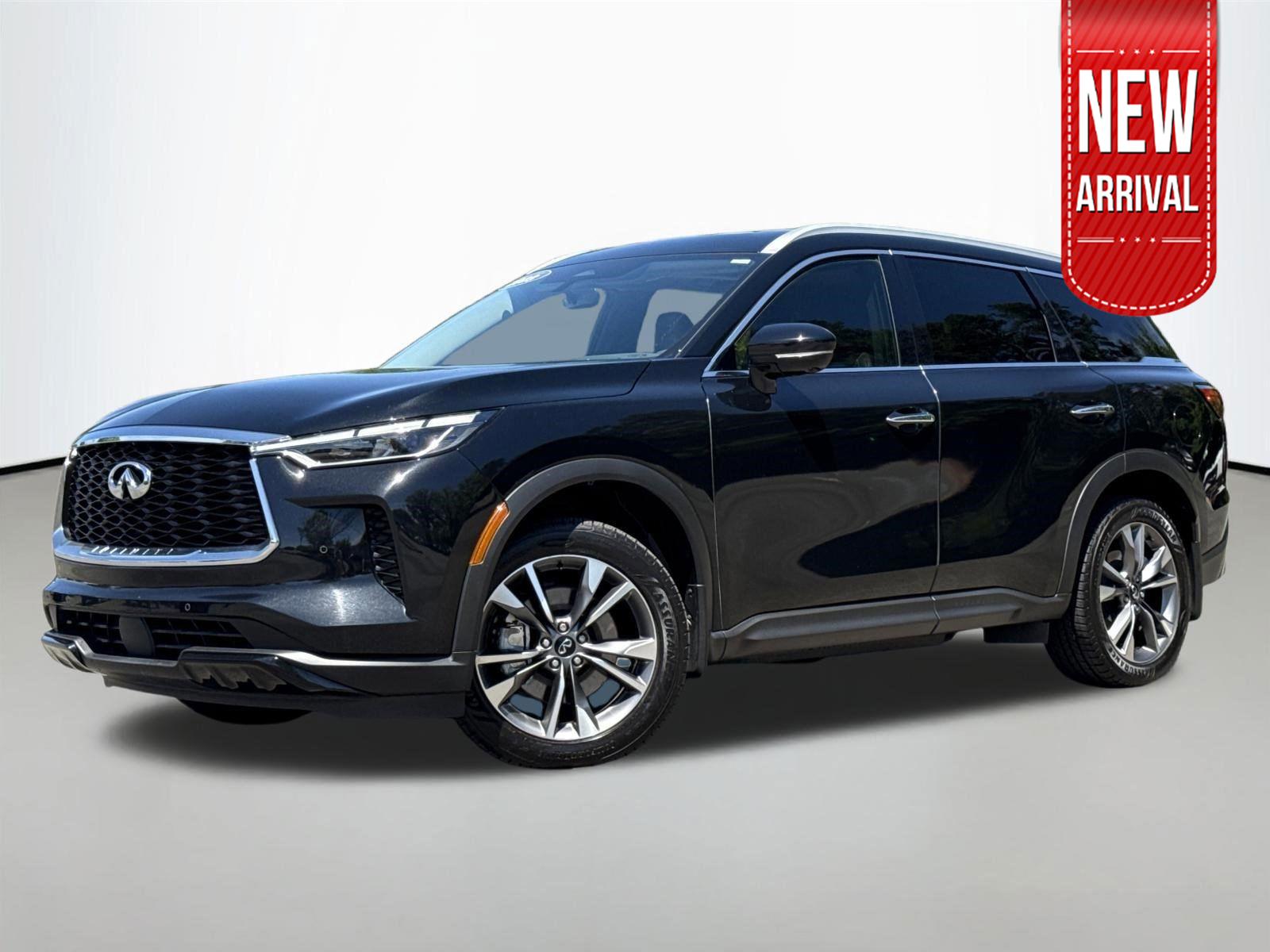 Mineral Black 2023 INFINITI QX60 Luxe AWD SUV / Crossover All-Wheel Drive Automatic