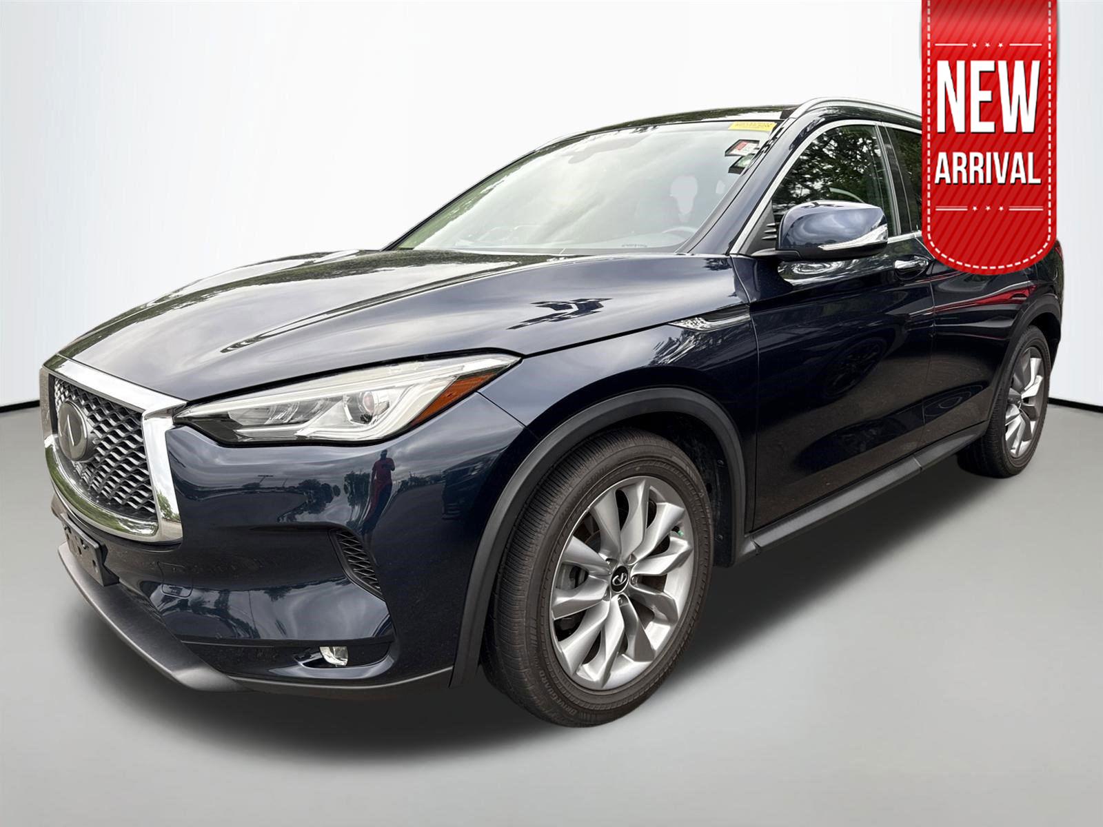 Hermosa Blue 2020 INFINITI QX50 Luxe AWD SUV / Crossover All-Wheel Drive Continuously Variable Transmission