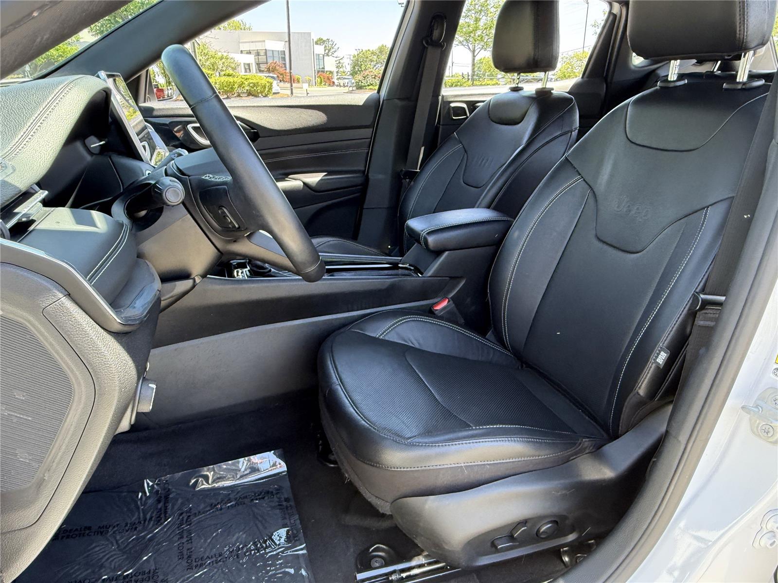 Used 2022 Bright White Clearcoat Jeep High Altitude image 16