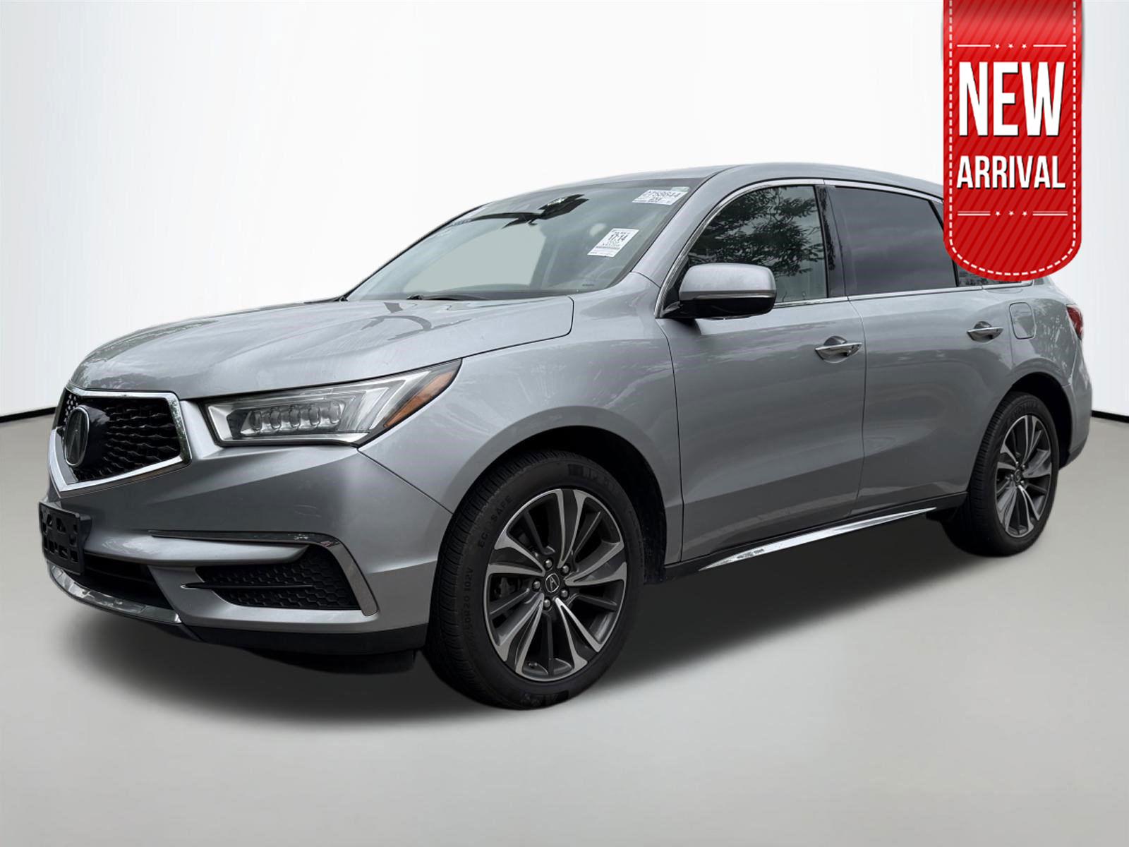 Lunar Silver Metallic 2020 Acura MDX SH-AWD with Technology Package SUV / Crossover All-Wheel Drive Automatic