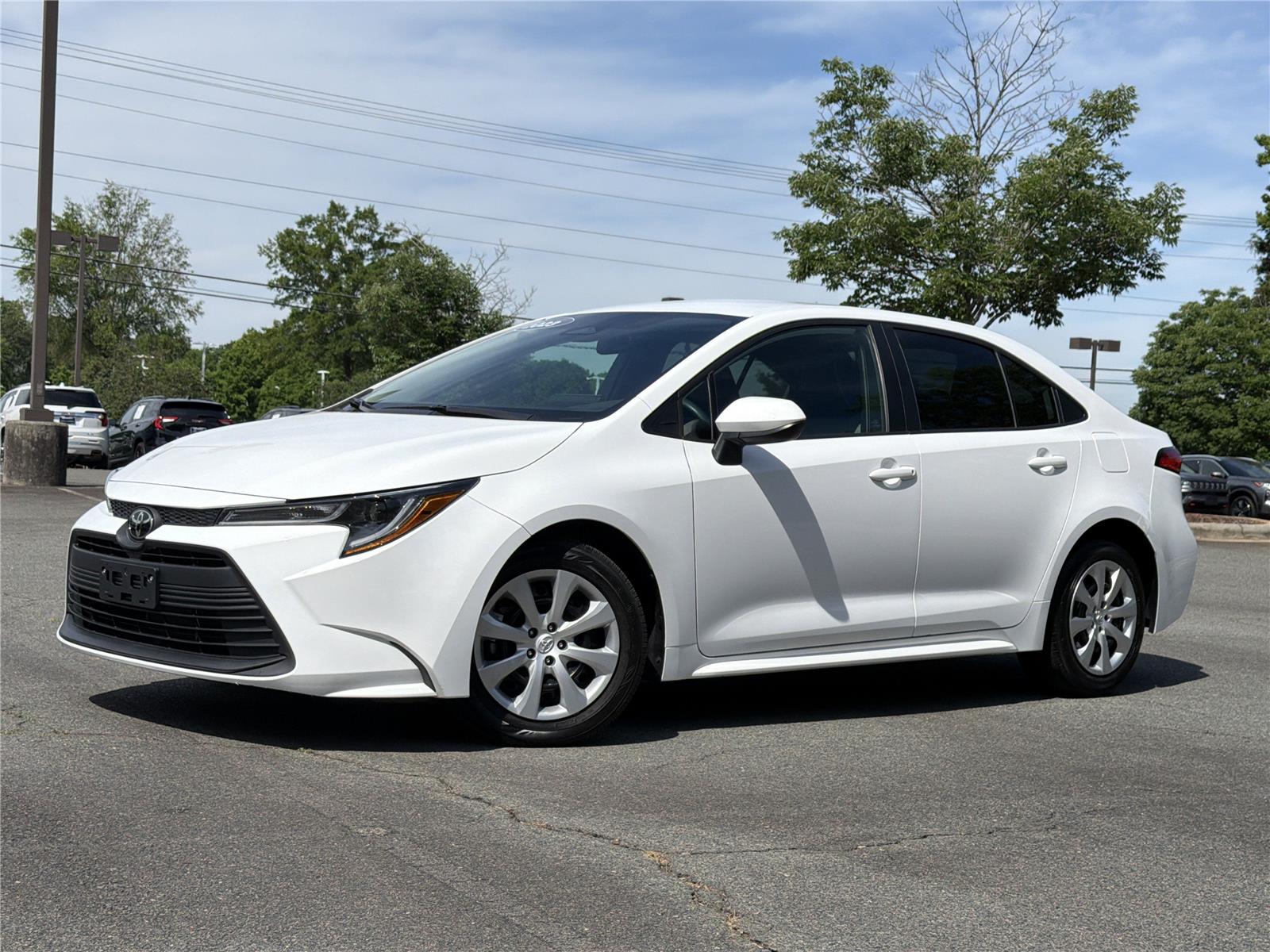 Ice Cap 2023 Toyota Corolla LE FWD Sedan Front-Wheel Drive Continuously Variable Transmission