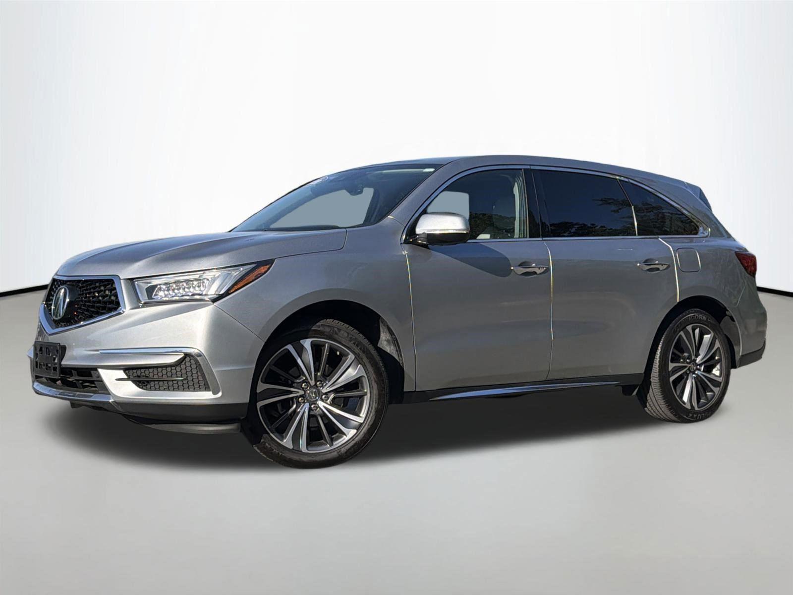 Lunar Silver Metallic 2020 Acura MDX SH-AWD with Technology Package SUV / Crossover All-Wheel Drive Automatic