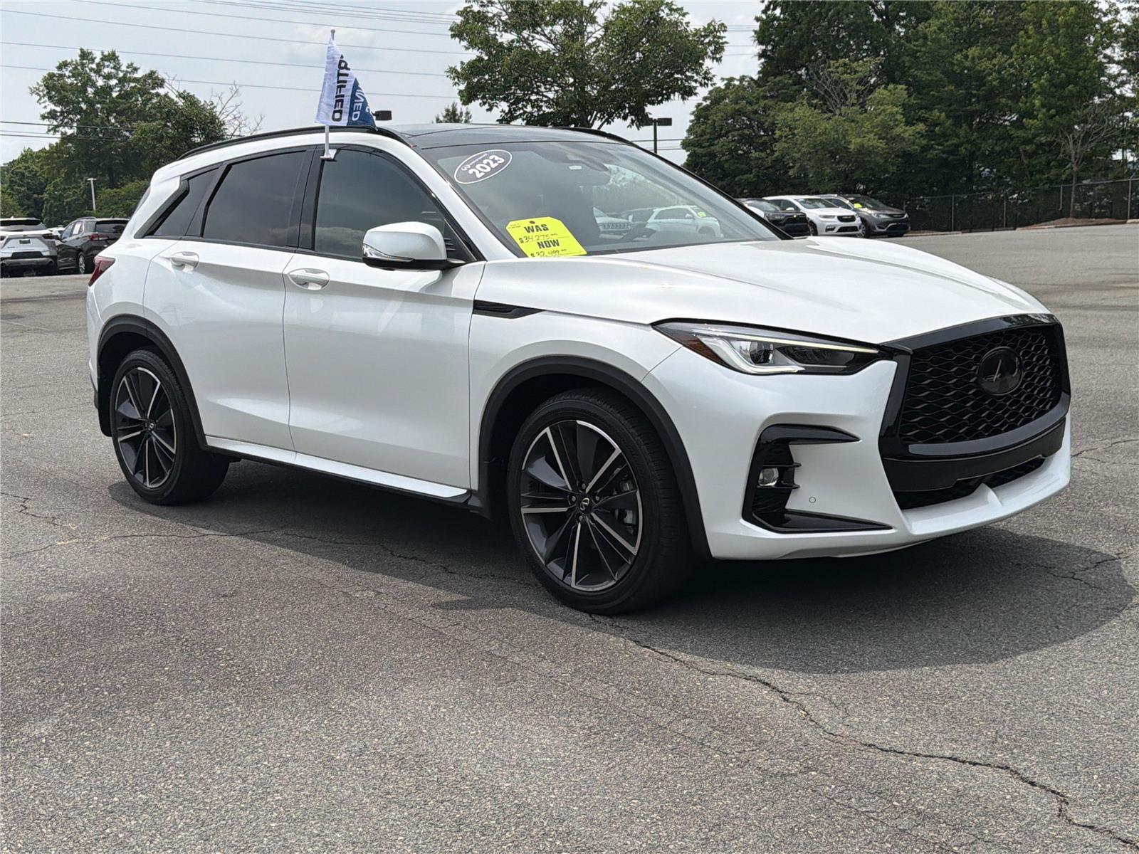 Certified Used 2023 Radiant White INFINITI SPORT image 32