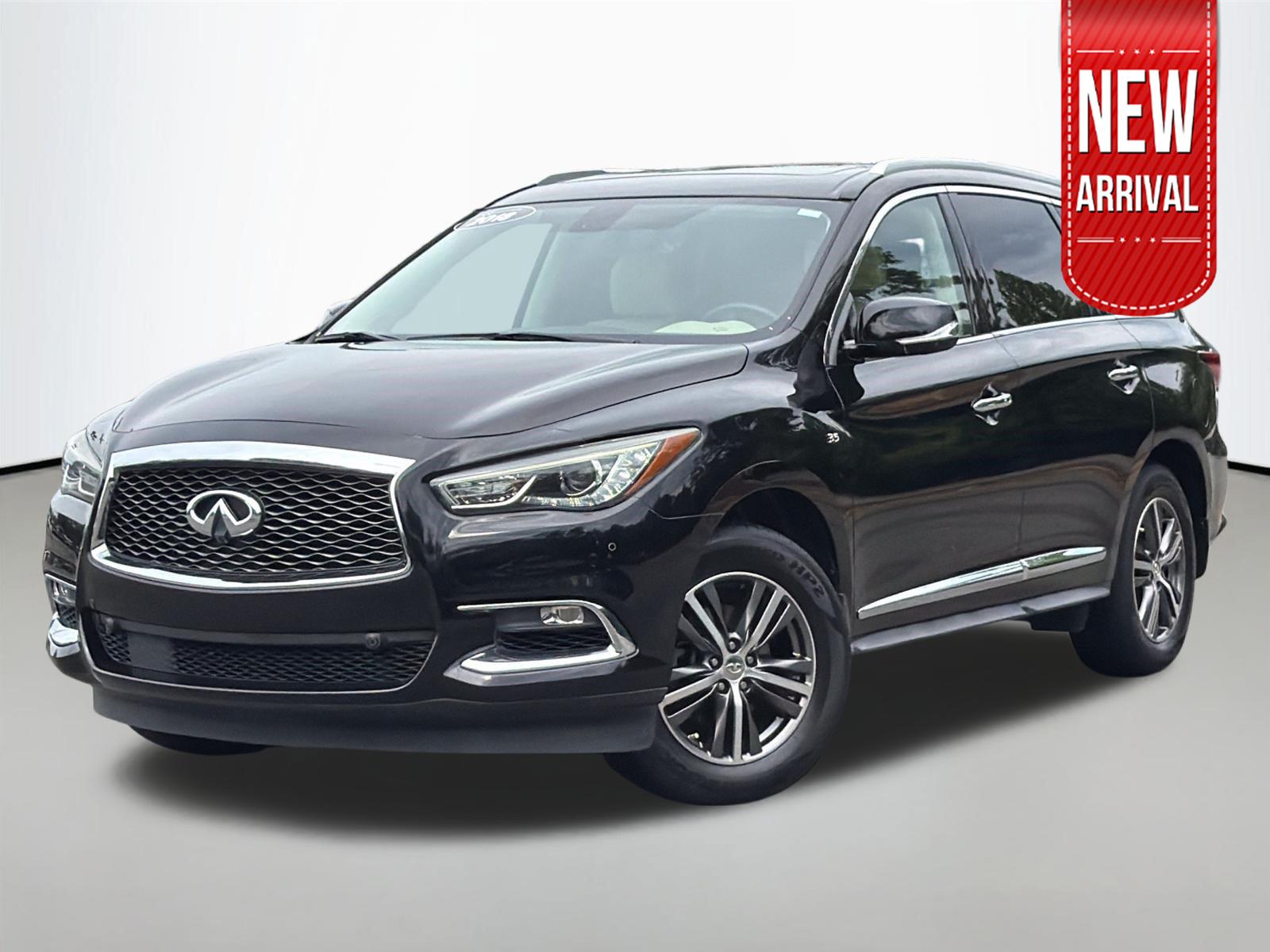 Black Obsidian 2018 INFINITI QX60 FWD SUV / Crossover Front-Wheel Drive Continuously Variable Transmission