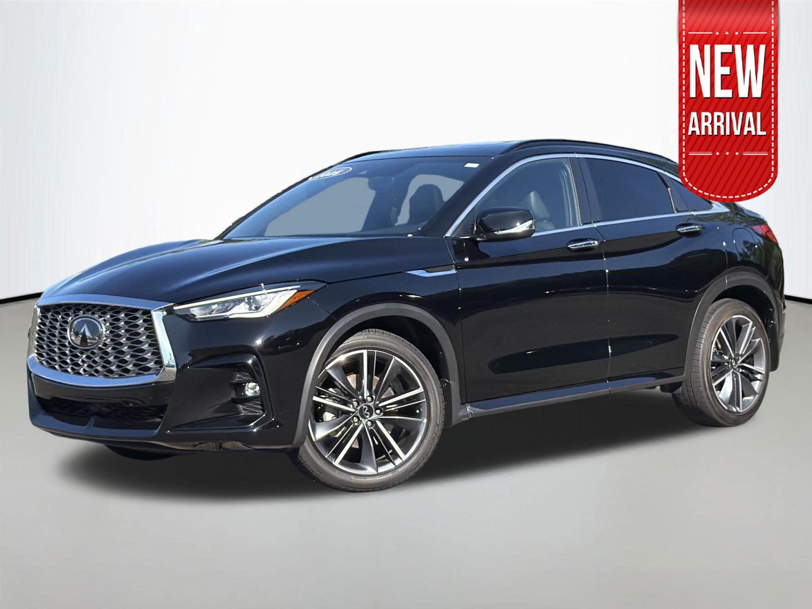 Black Obsidian 2025 INFINITI QX55 SUV / Crossover All-Wheel Drive Continuously Variable Transmission