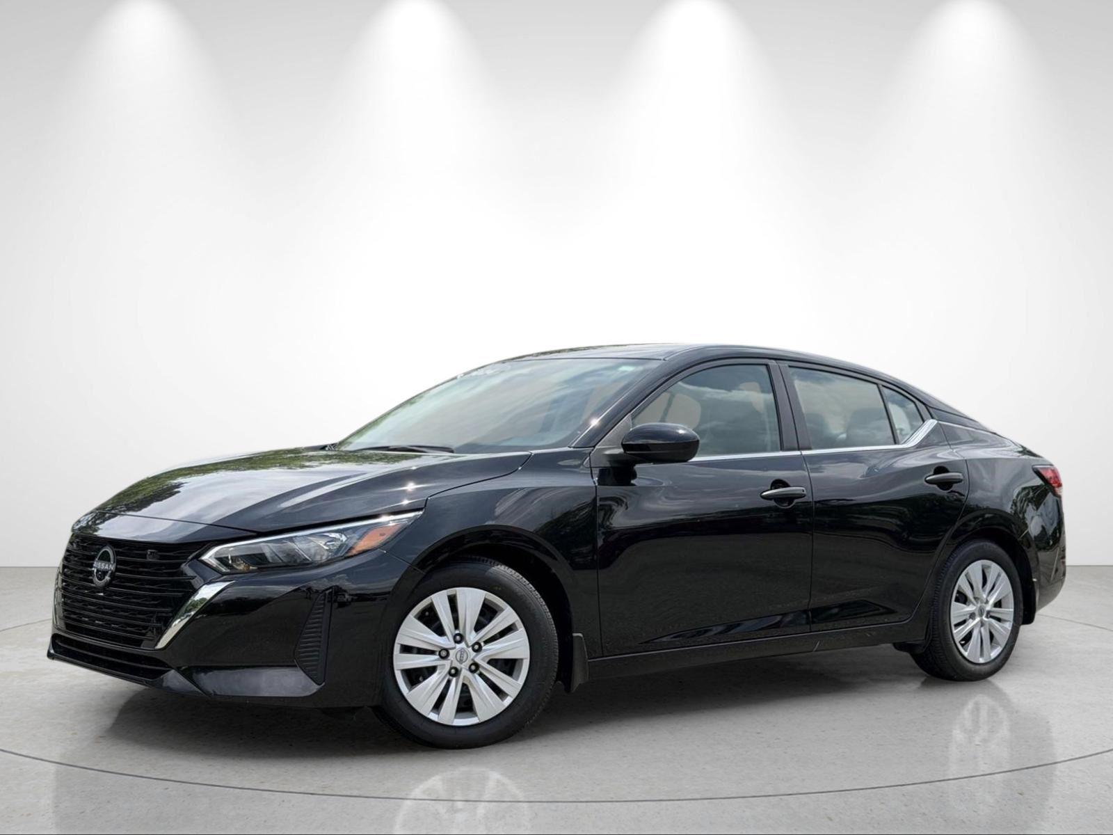 Super Black 2024 Nissan Sentra Sedan Front-Wheel Drive Continuously Variable Transmission