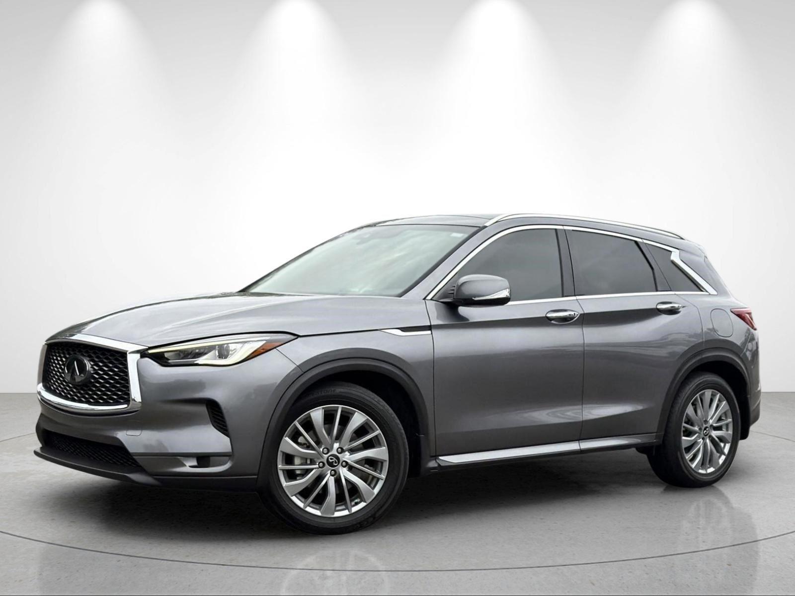 Gray (Graphite Shadow) 2024 INFINITI QX50 SUV / Crossover All-Wheel Drive Continuously Variable Transmission