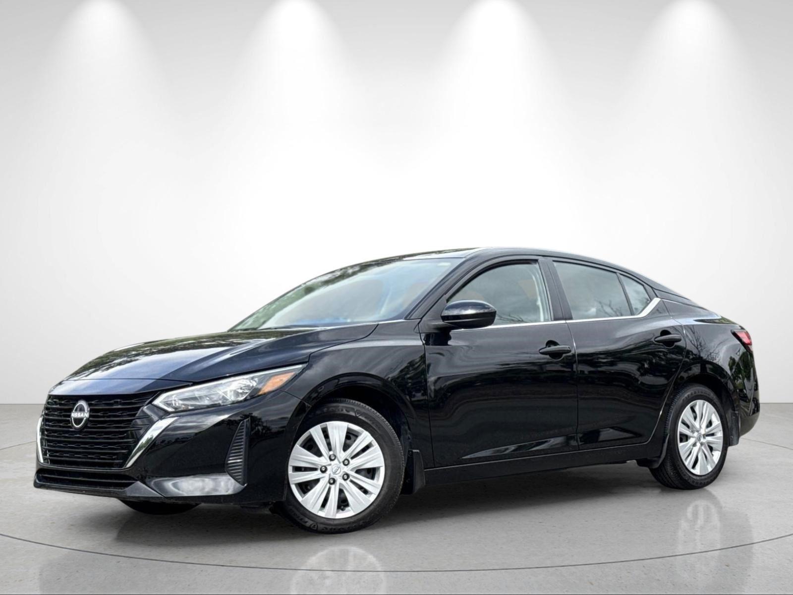 Super Black 2025 Nissan Sentra Sedan Front-Wheel Drive Continuously Variable Transmission