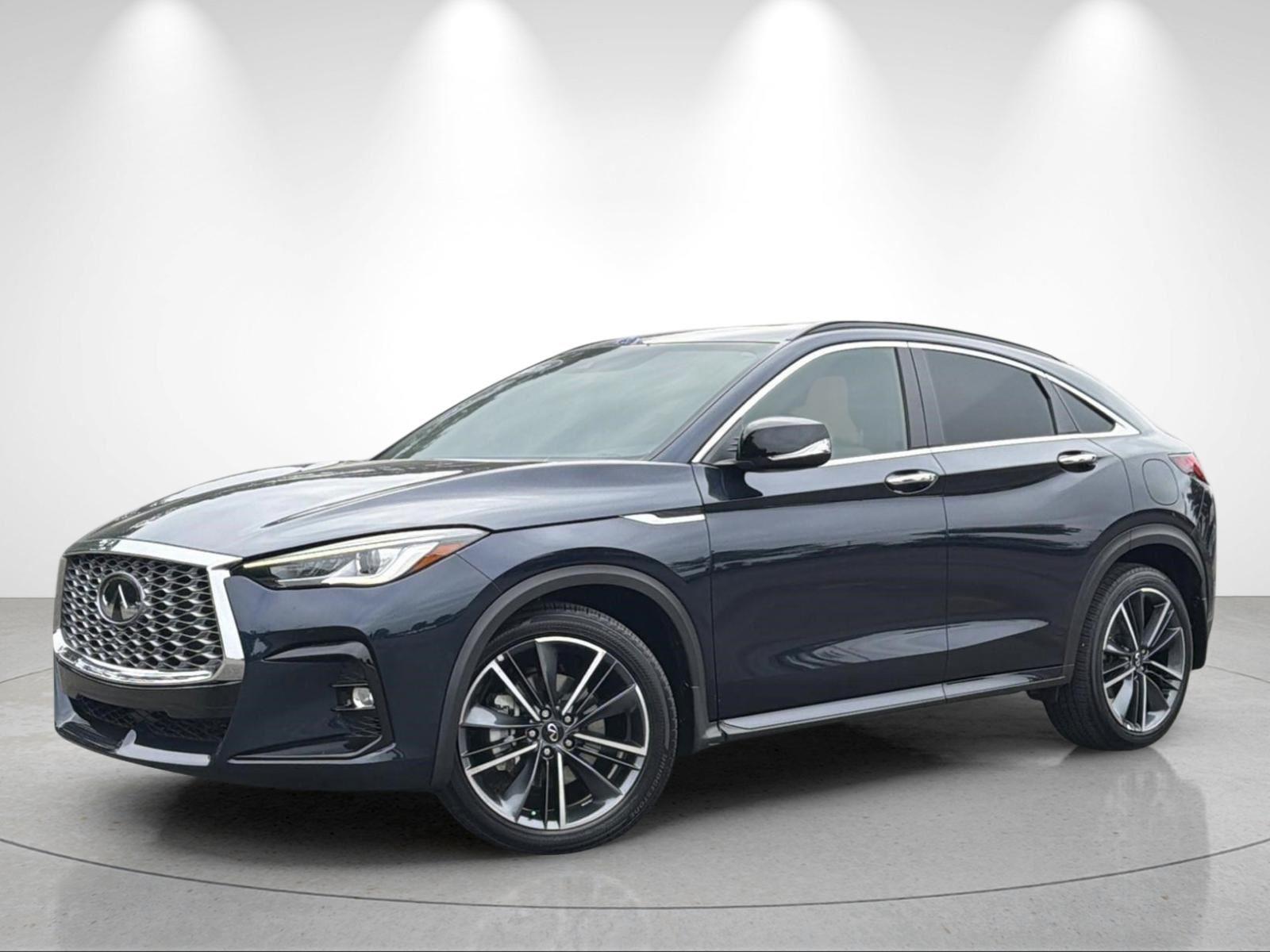 Hermosa Blue 2025 INFINITI QX55 SUV / Crossover All-Wheel Drive Continuously Variable Transmission