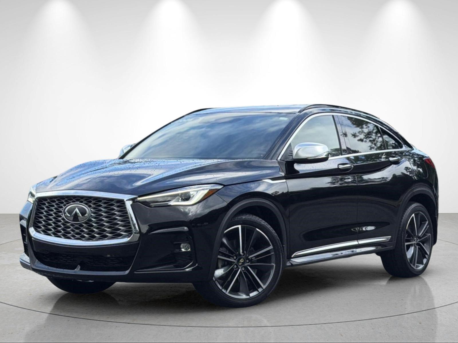 Black Obsidian 2025 INFINITI QX55 SUV / Crossover All-Wheel Drive Continuously Variable Transmission