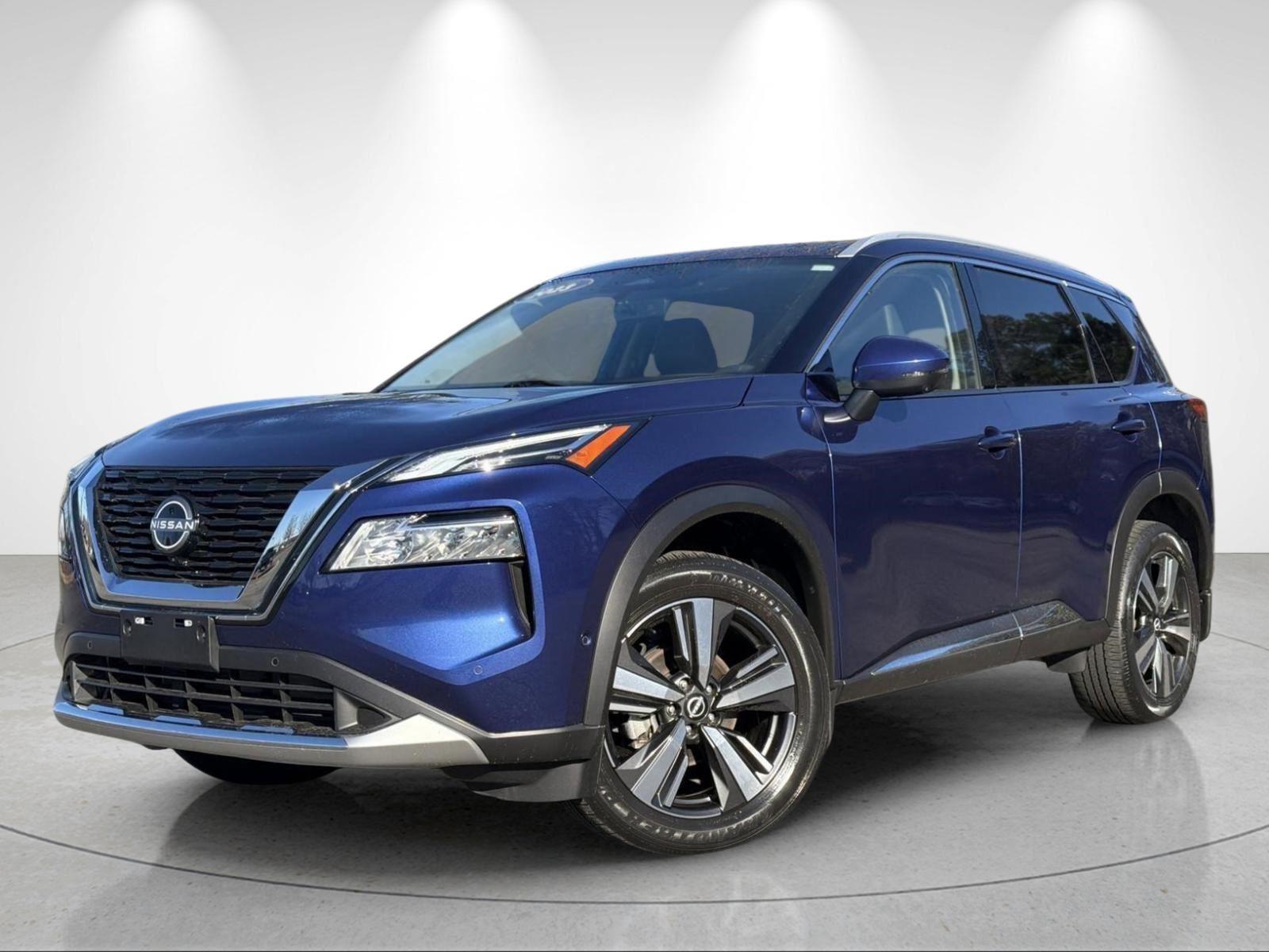 Caspian Blue Metallic 2023 Nissan Rogue SUV / Crossover All-Wheel Drive Continuously Variable Transmission