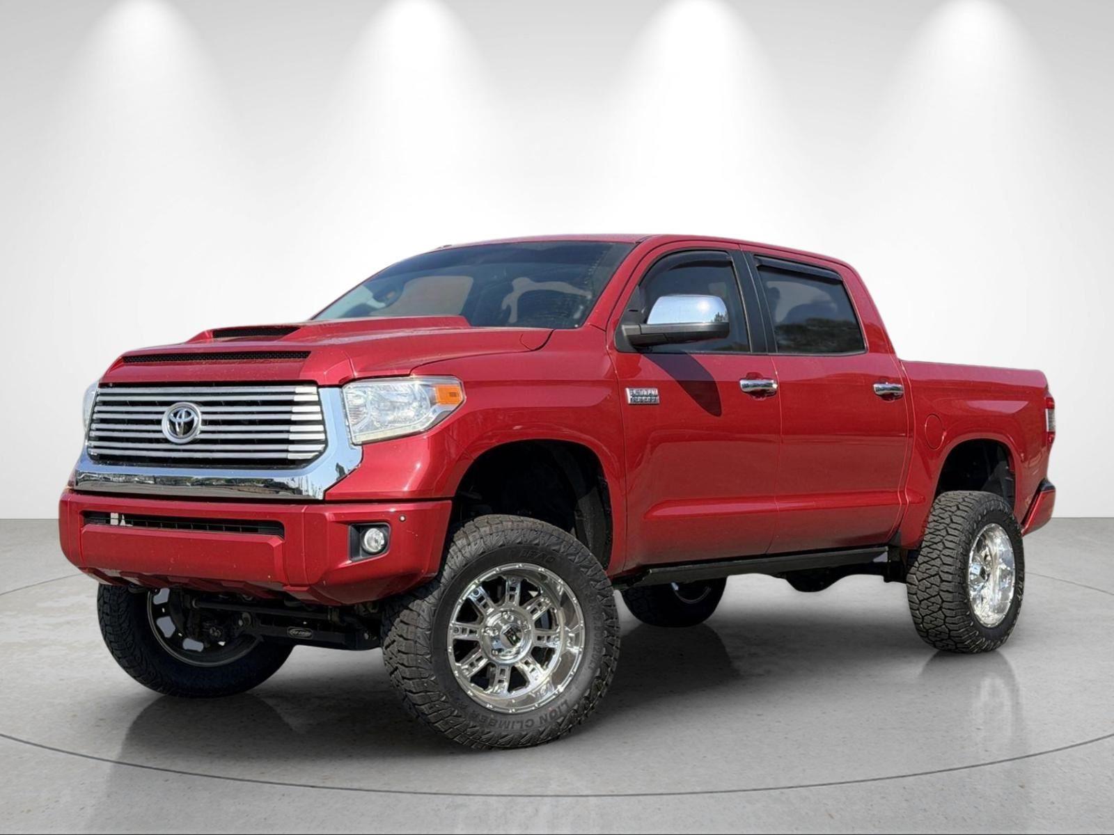 Barcelona Red Metallic 2017 Toyota Tundra Pickup Truck Four-Wheel Drive 6-Speed Automatic
