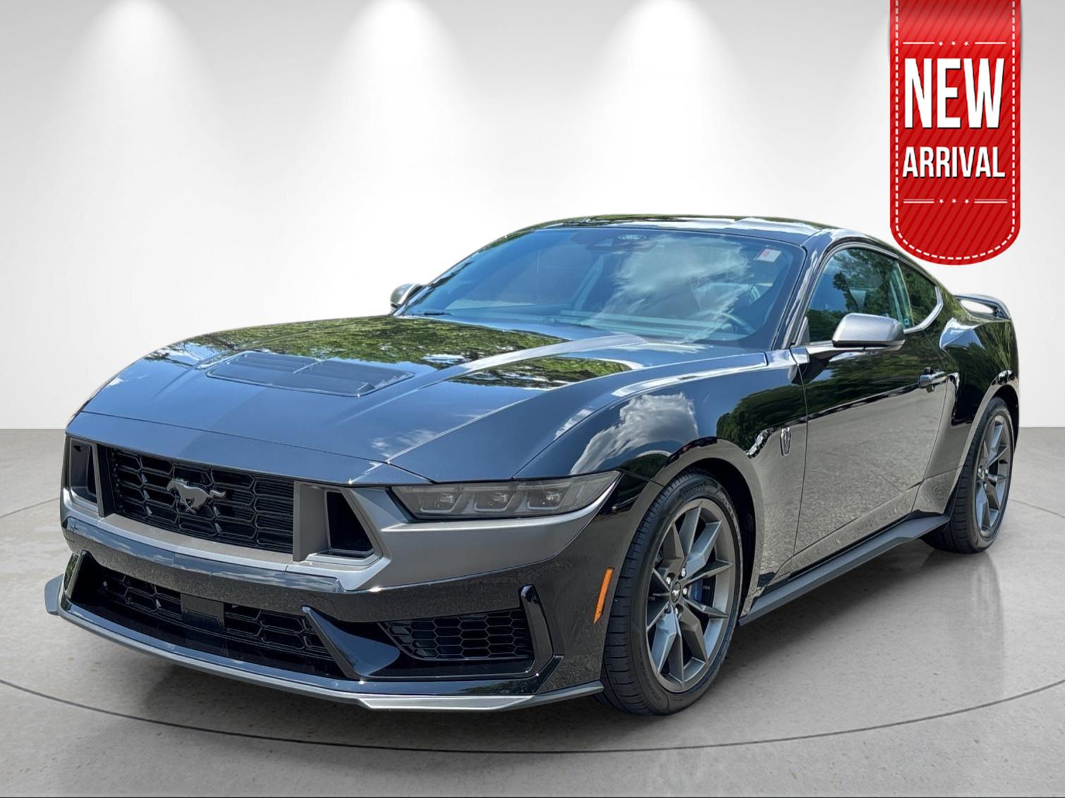 Shadow Black 2025 Ford Mustang Coupe Rear-Wheel Drive 6-Speed Manual