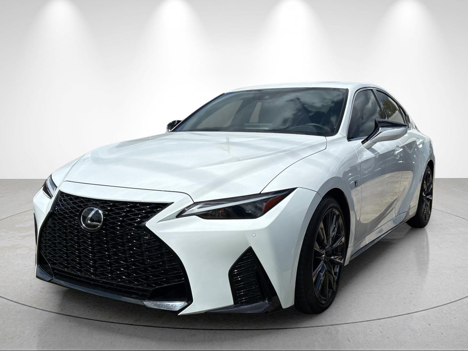 Ultra White 2023 Lexus IS Sedan Rear-Wheel Drive Automatic