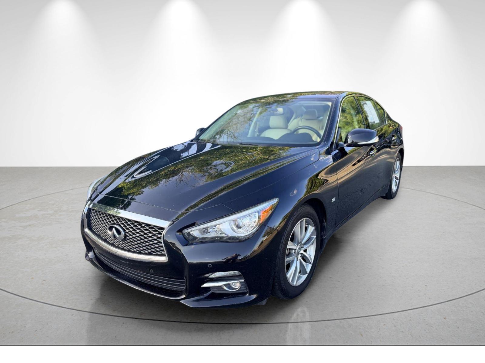 Black Obsidian 2015 INFINITI Q50 Sedan Rear-Wheel Drive Automatic