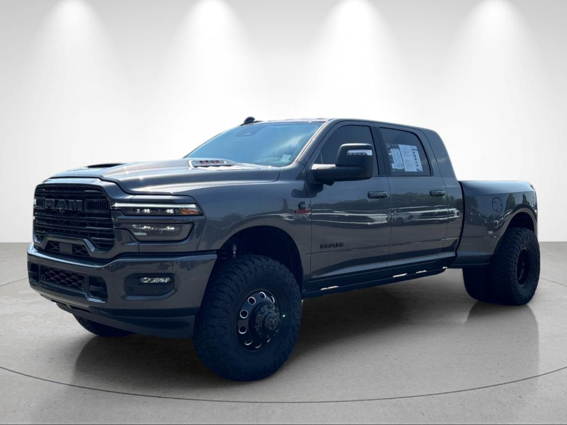 Gray (Granite Crystal Metallic Clearcoat) 2025 RAM 3500 Pickup Truck Four-Wheel Drive 8-Speed Automatic