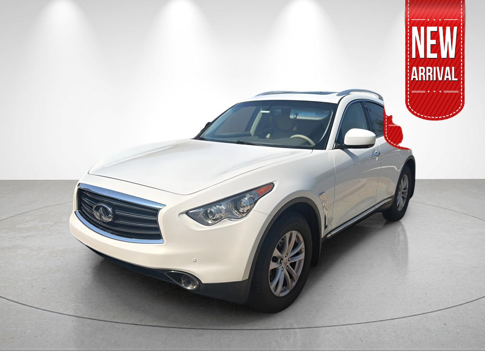 Moonlight White 2013 INFINITI FX37 SUV / Crossover All-Wheel Drive Automatic
