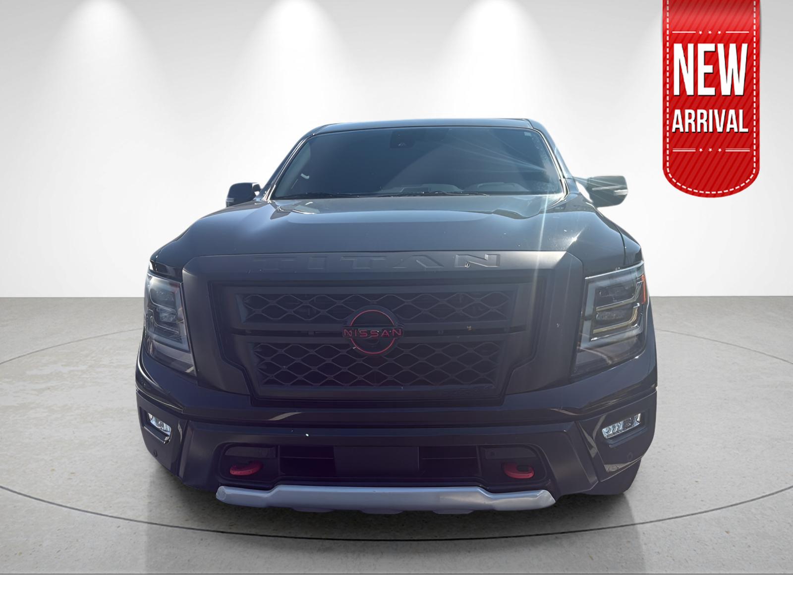Super Black 2024 Nissan Titan Pickup Truck Four-Wheel Drive Automatic
