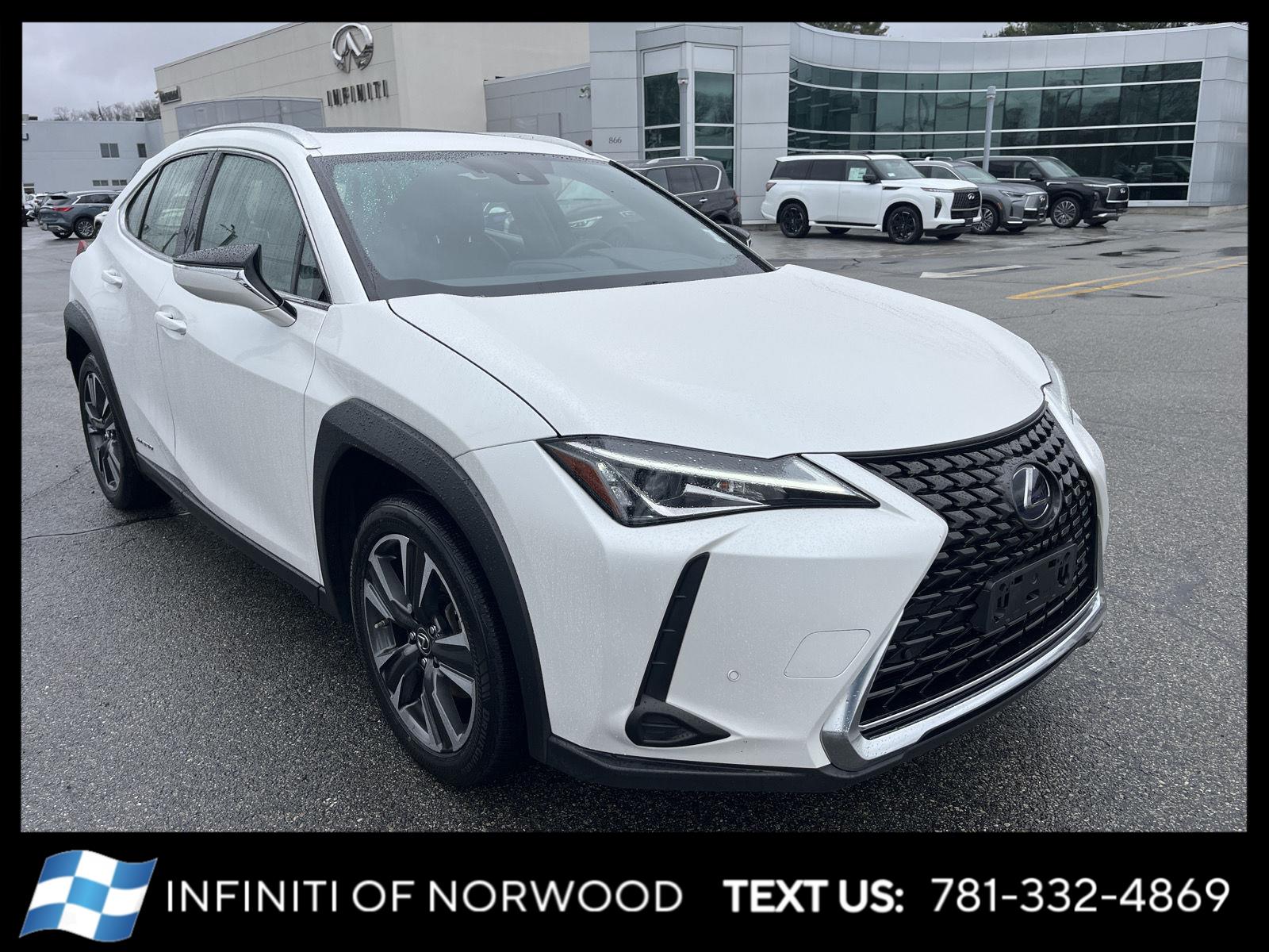 Eminent White Pearl 2020 Lexus UX Hybrid 250h AWD SUV / Crossover All-Wheel Drive Continuously Variable Transmission