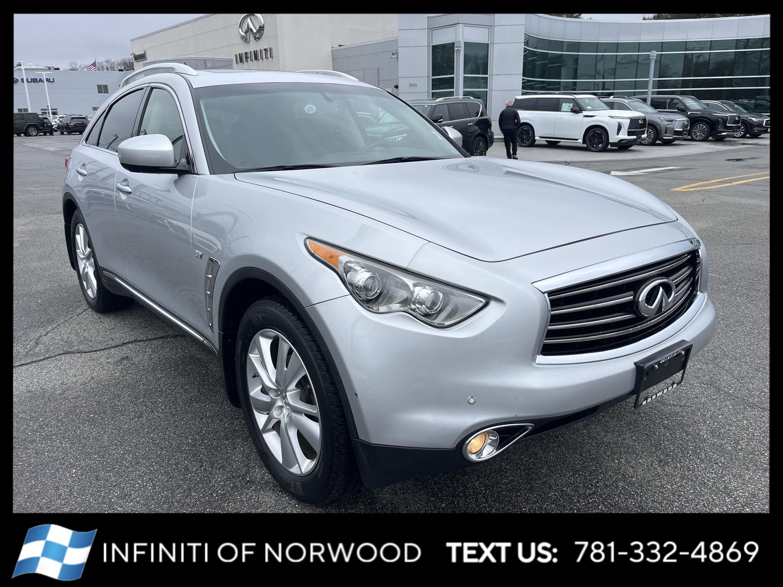 Gray (Liquid Platinum) 2014 INFINITI QX70 SUV / Crossover Automatic