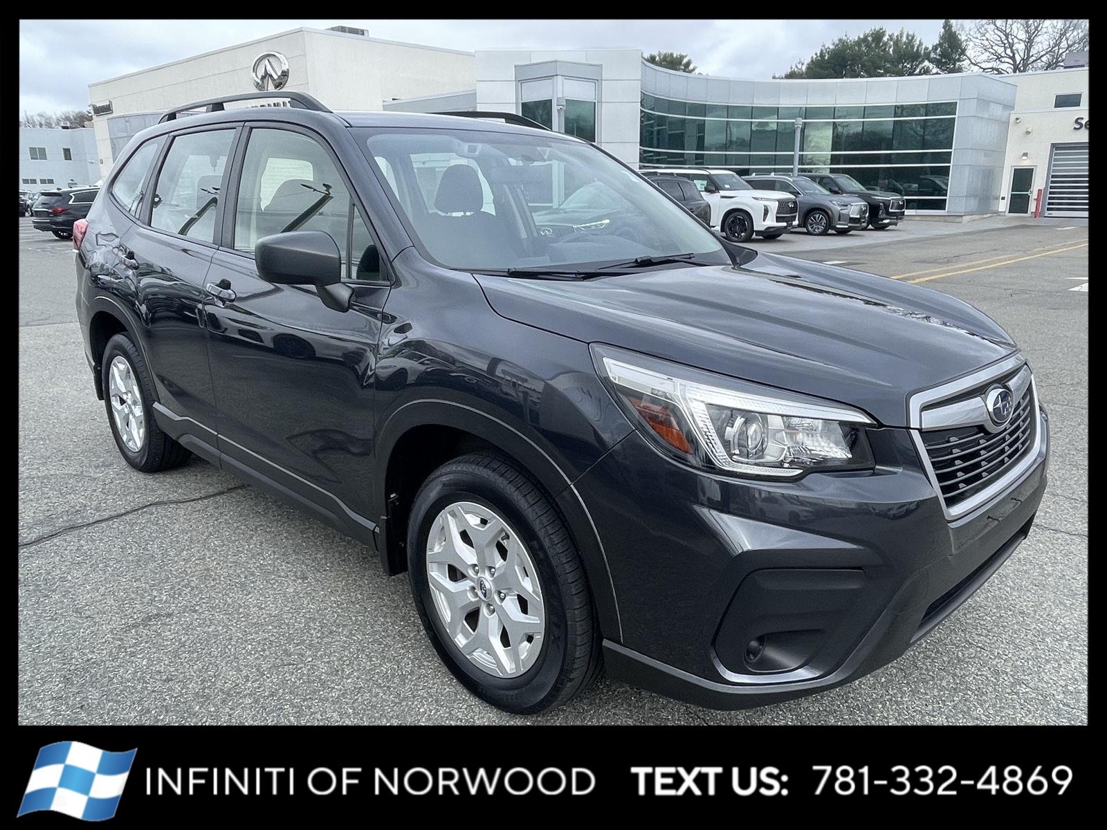 Dark Gray Metallic 2019 Subaru Forester 2.5i AWD SUV / Crossover All-Wheel Drive Continuously Variable Transmission