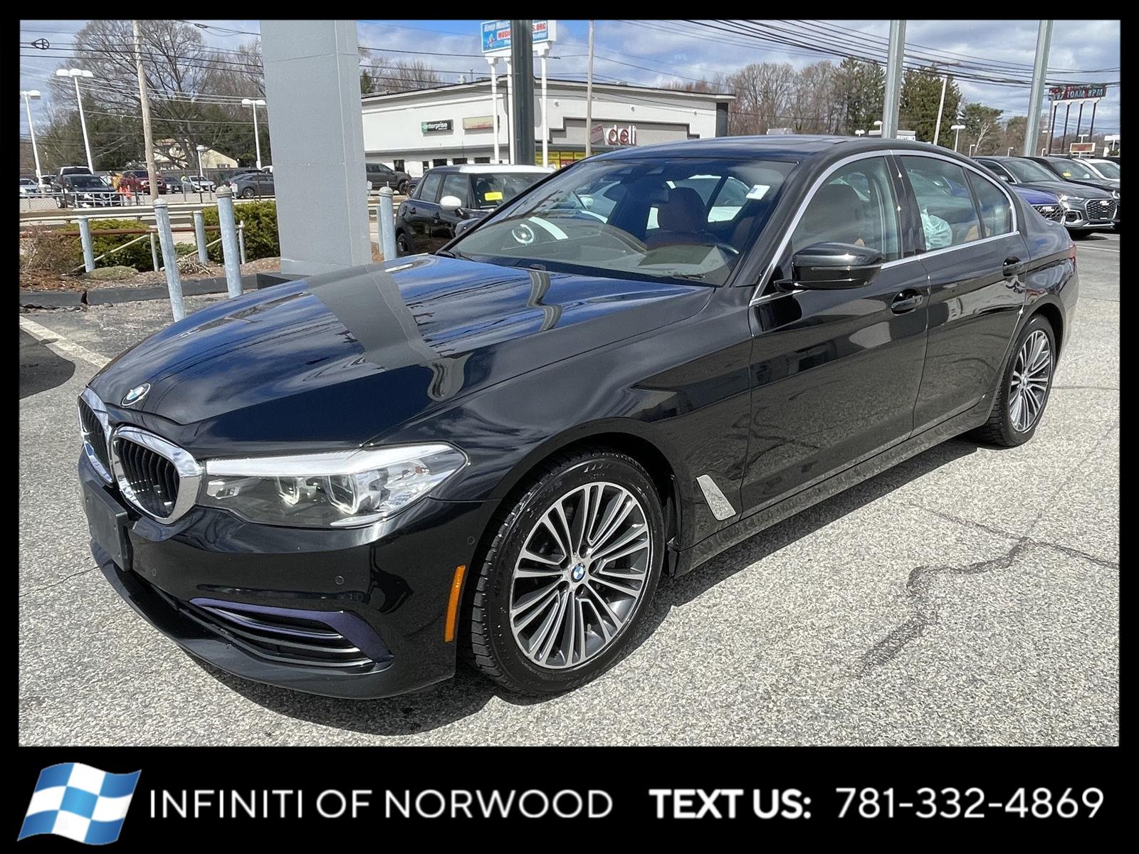 Black Sapphire Metallic 2019 BMW 5 Series 540i xDrive Sedan AWD Sedan All-Wheel Drive Automatic