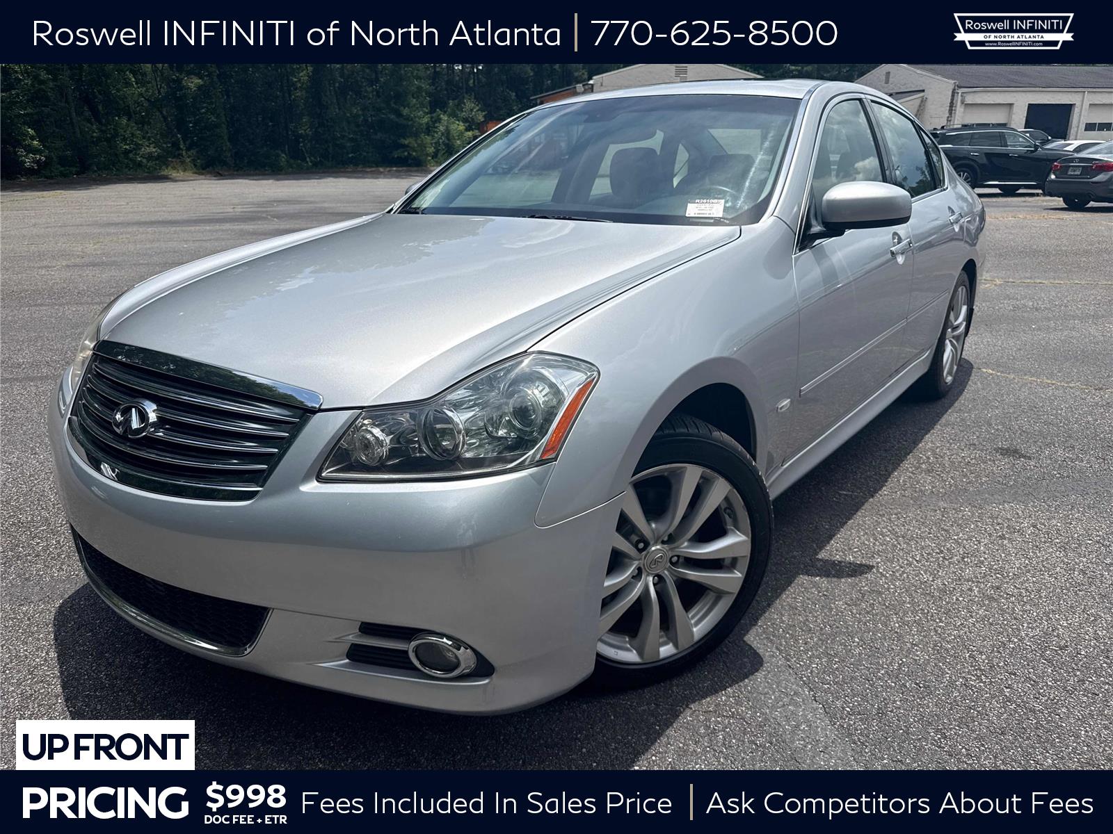 Gray (Liquid Platinum) 2009 INFINITI M35 Sedan Rear-Wheel Drive Automatic