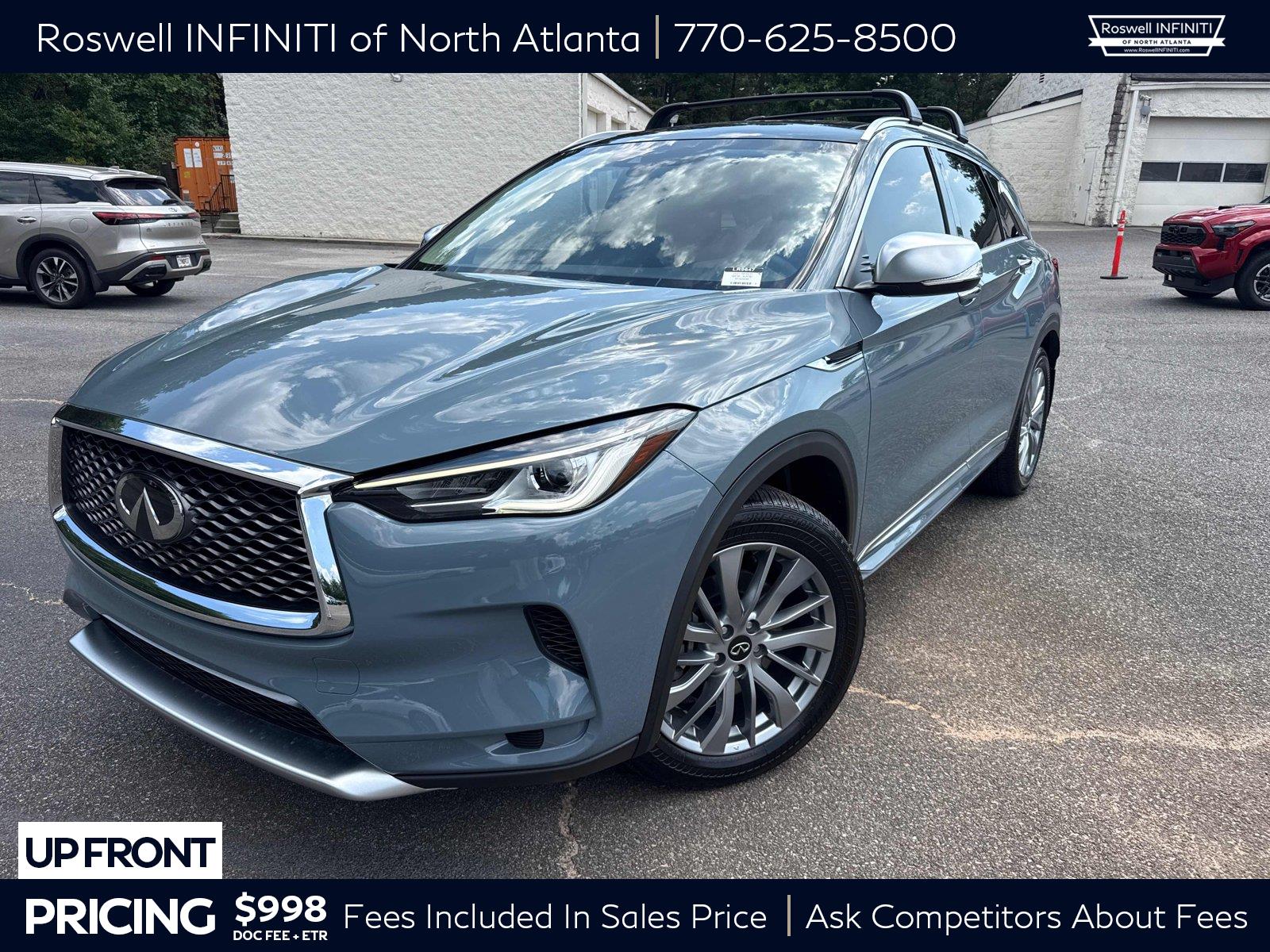 Slate Gray 2025 INFINITI QX50 SUV / Crossover All-Wheel Drive Continuously Variable Transmission