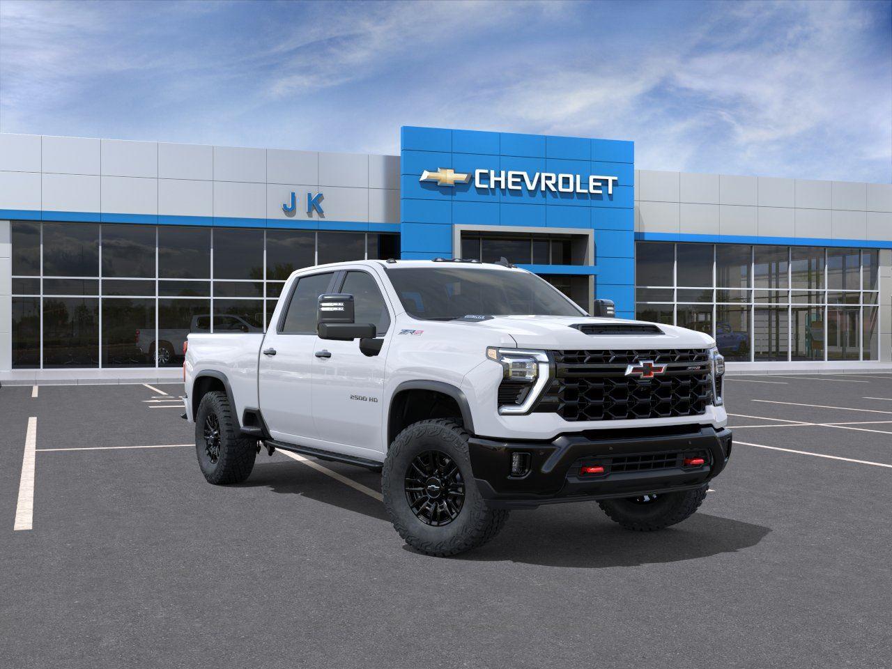 Summit White 2026 Chevrolet Silverado 2500HD Pickup Truck Four-Wheel Drive Automatic