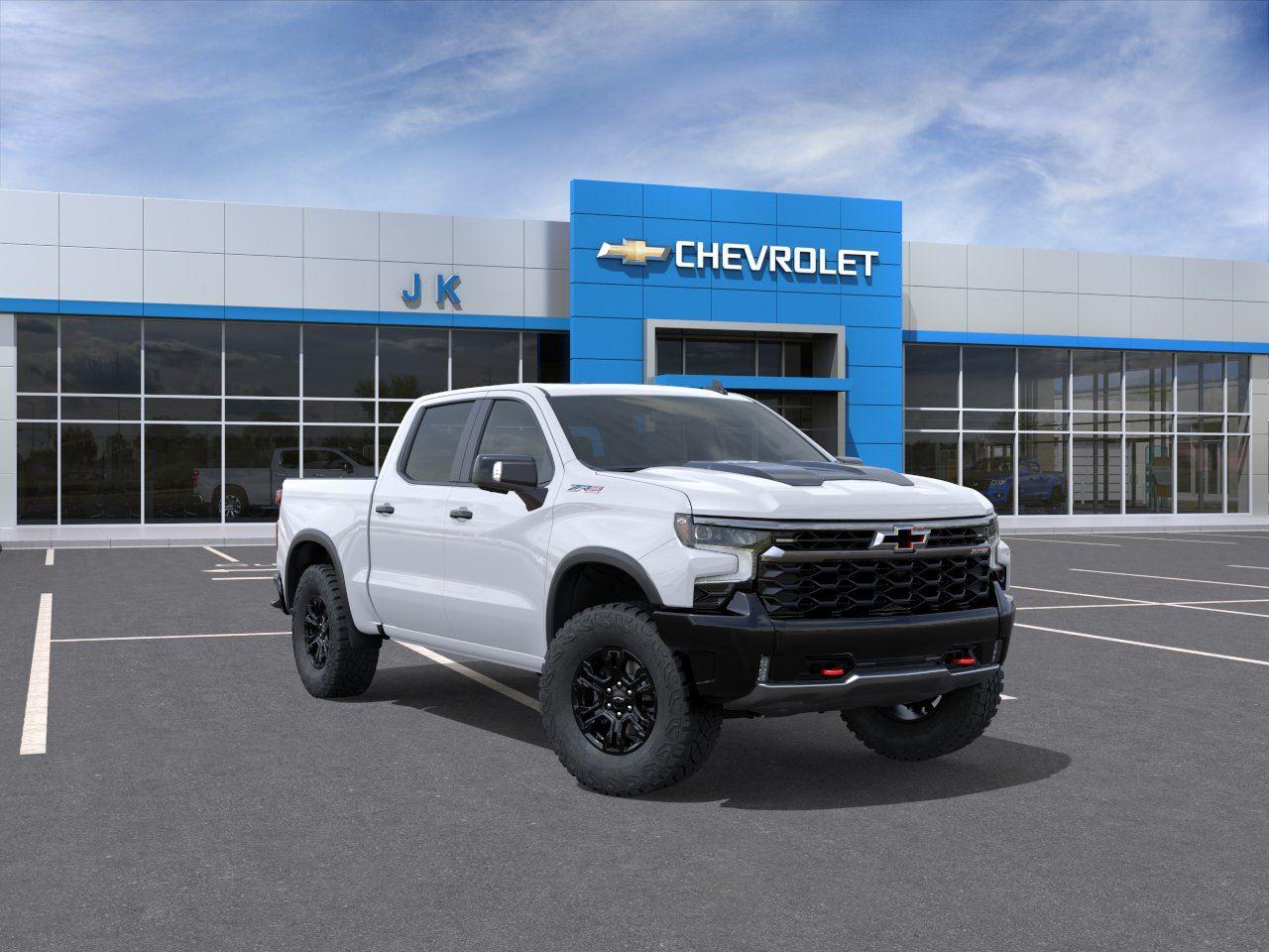 Summit White 2026 Chevrolet Silverado 1500 Pickup Truck Four-Wheel Drive Automatic