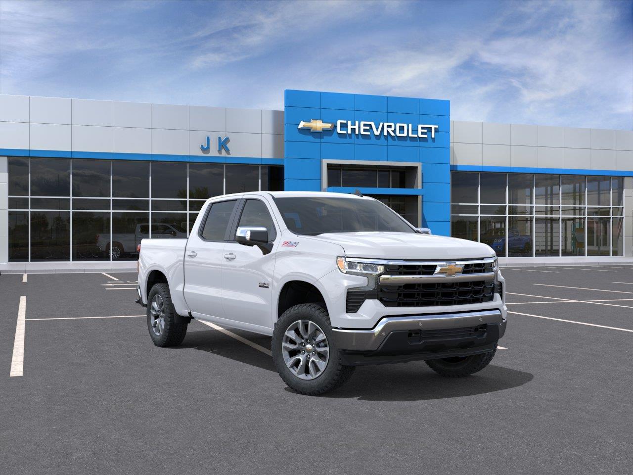 Summit White 2026 Chevrolet Silverado 1500 Pickup Truck Four-Wheel Drive Automatic