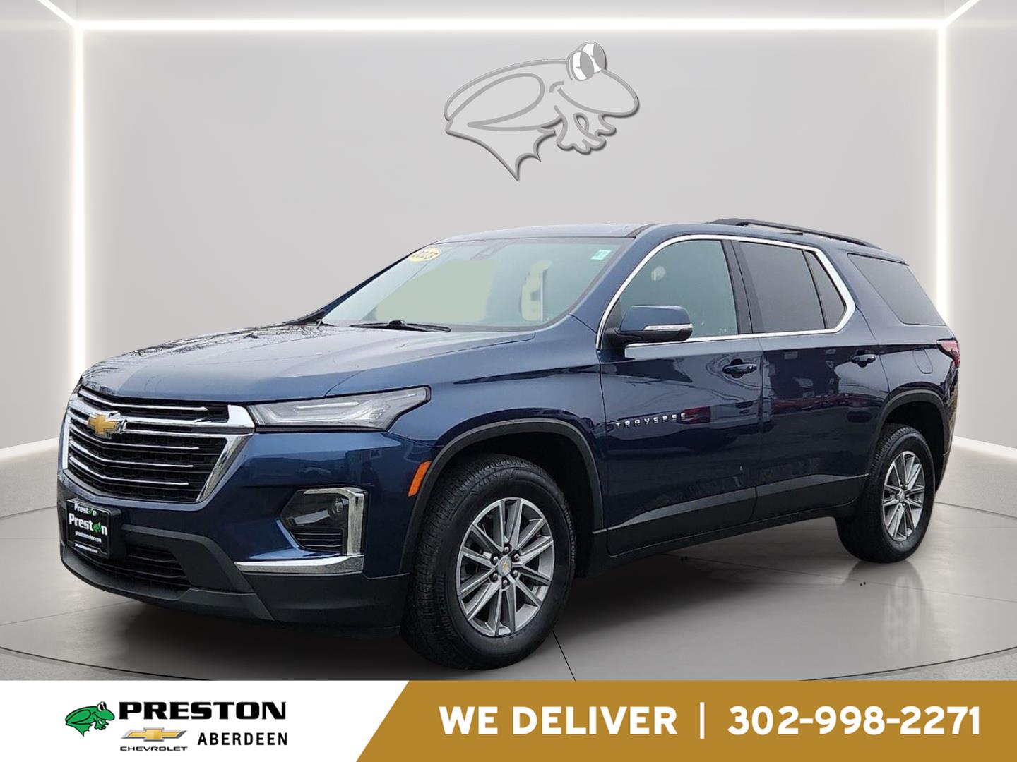 Northsky Blue Metallic 2023 Chevrolet Traverse LT Cloth AWD SUV / Crossover Four-Wheel Drive 9-Speed Automatic