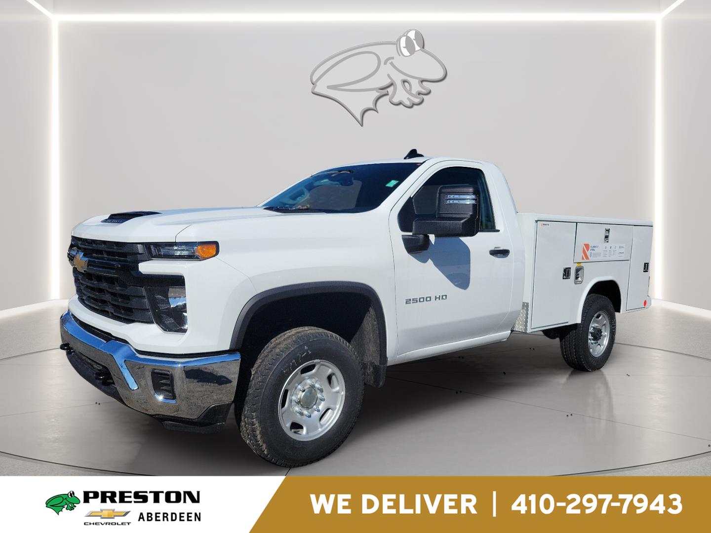 Summit White 2024 Chevrolet Silverado 2500HD Work Truck Regular Cab LB 4WD Pickup Truck Four-Wheel Drive Automatic