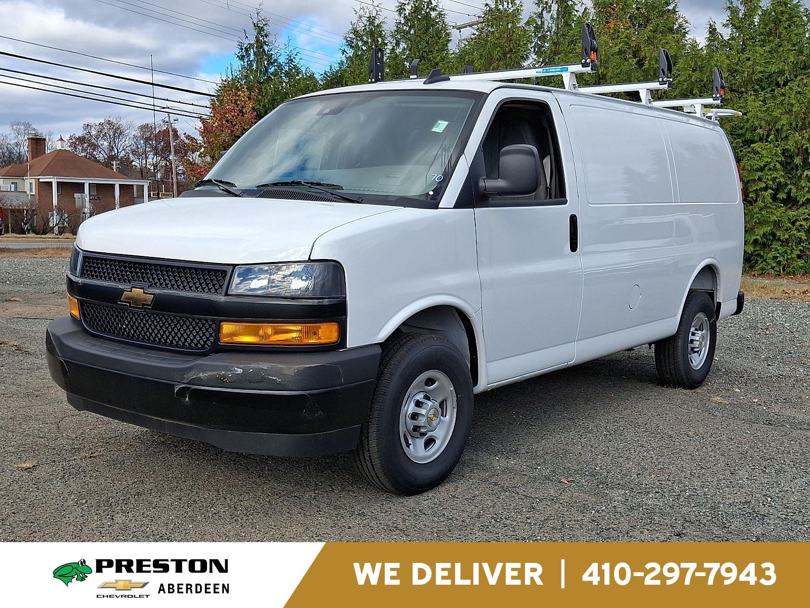 Summit White 2025 Chevrolet Express Cargo 2500 RWD Van Rear-Wheel Drive 8-Speed Automatic