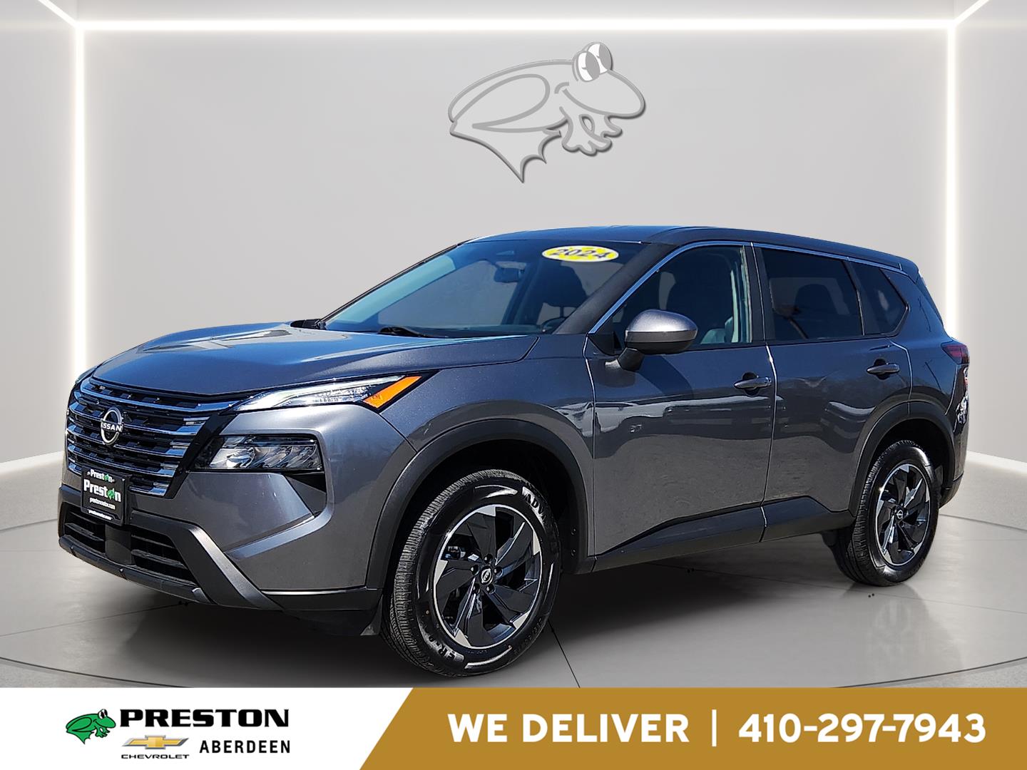 Gray (Gun Metallic) 2024 Nissan Rogue SV AWD SUV / Crossover All-Wheel Drive Continuously Variable Transmission