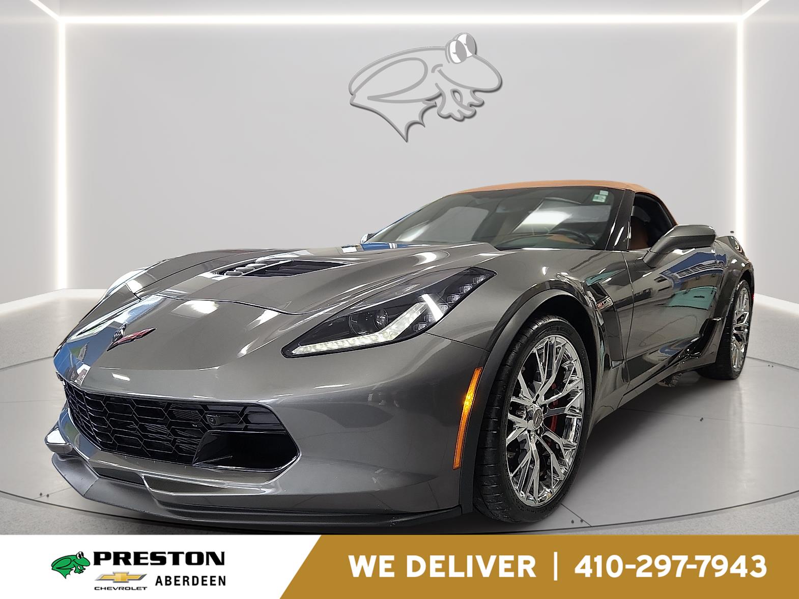 Shark Gray Metallic 2016 Chevrolet Corvette Z06 2LZ Convertible RWD Convertible Rear-Wheel Drive 8-Speed Automatic