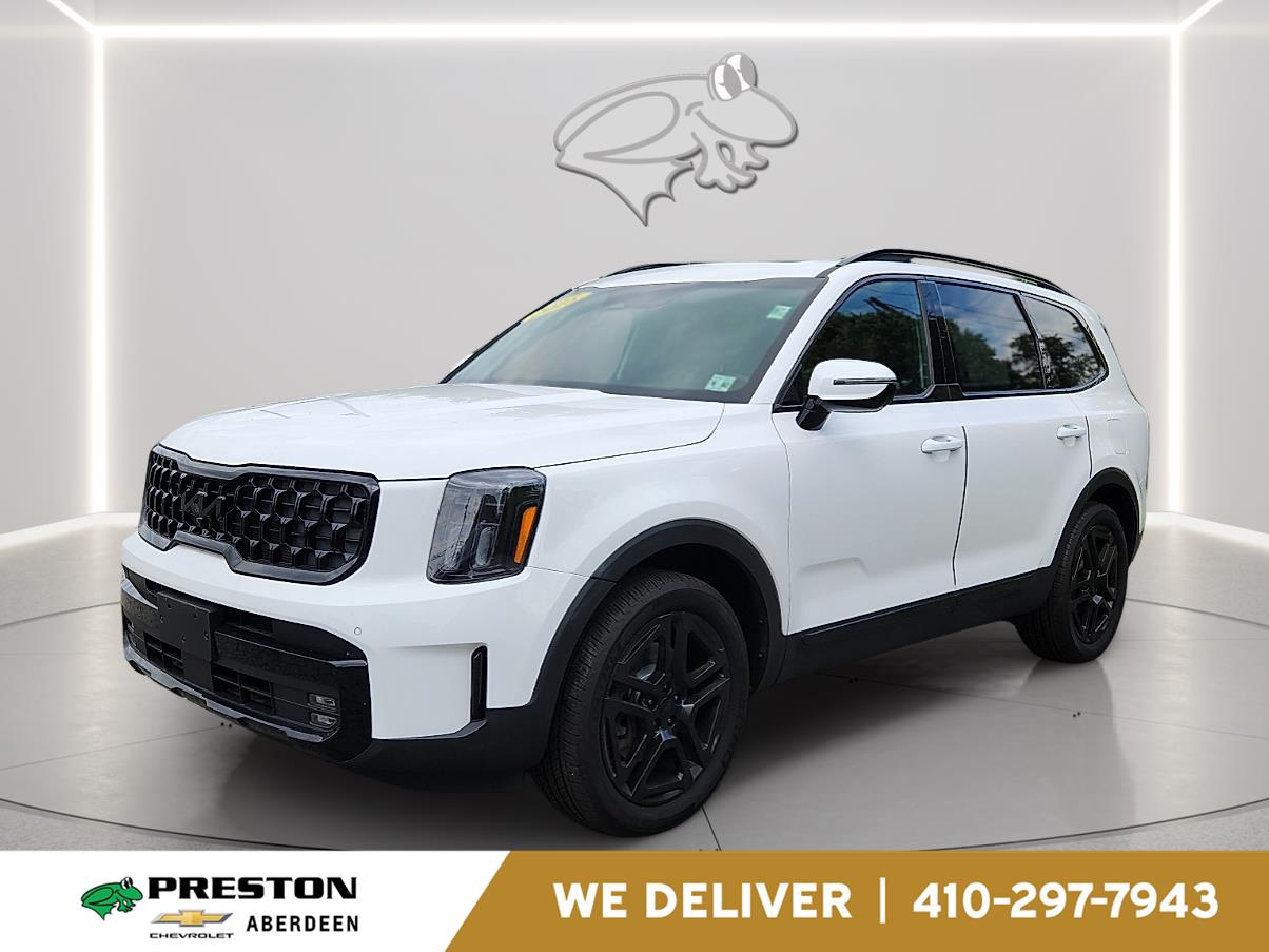 Glacial White Pearl 2025 Kia Telluride SUV / Crossover All-Wheel Drive 8-Speed Automatic