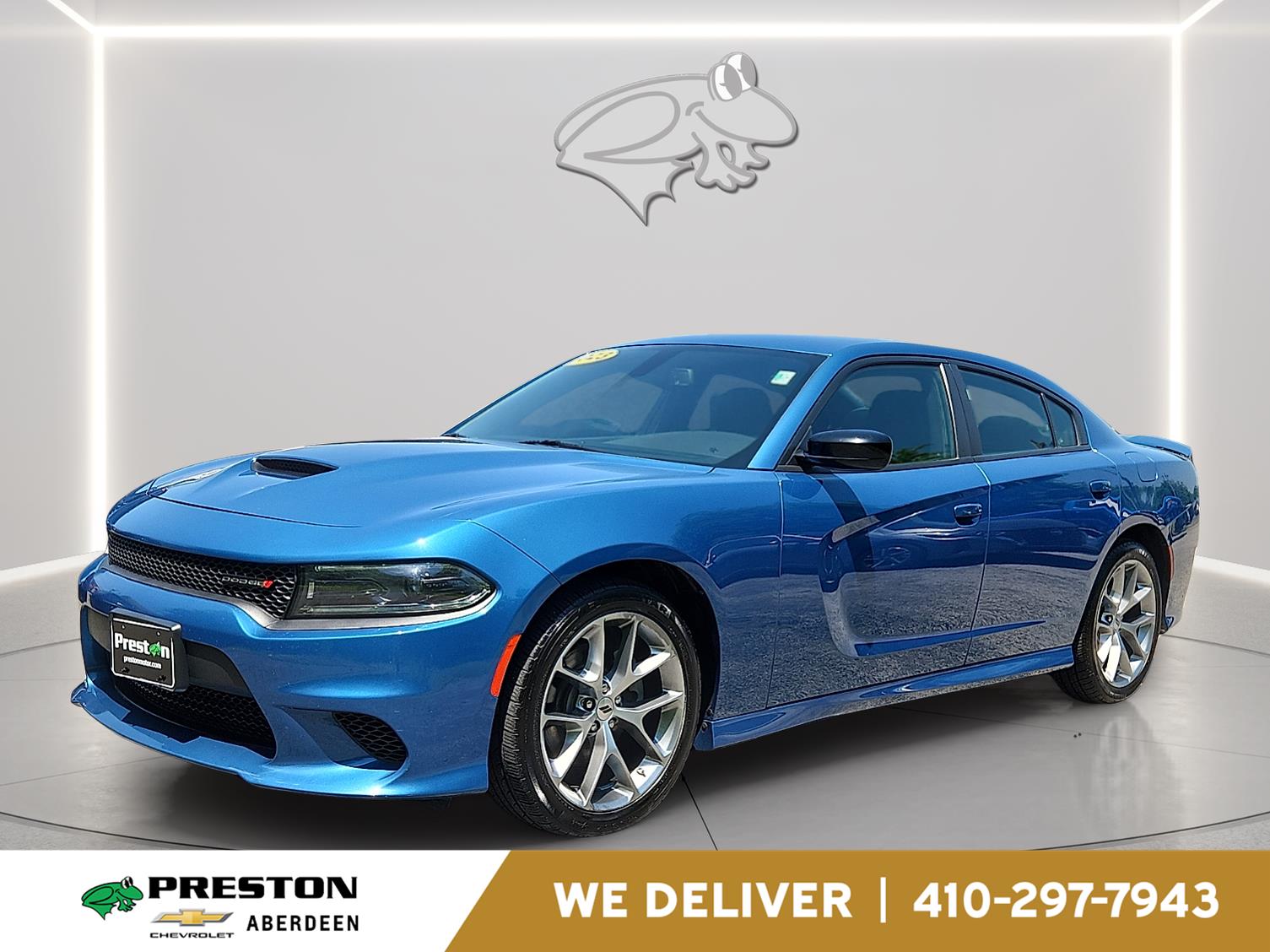 Blue (Frostbite) 2023 Dodge Charger GT RWD Sedan Rear-Wheel Drive 8-Speed Automatic