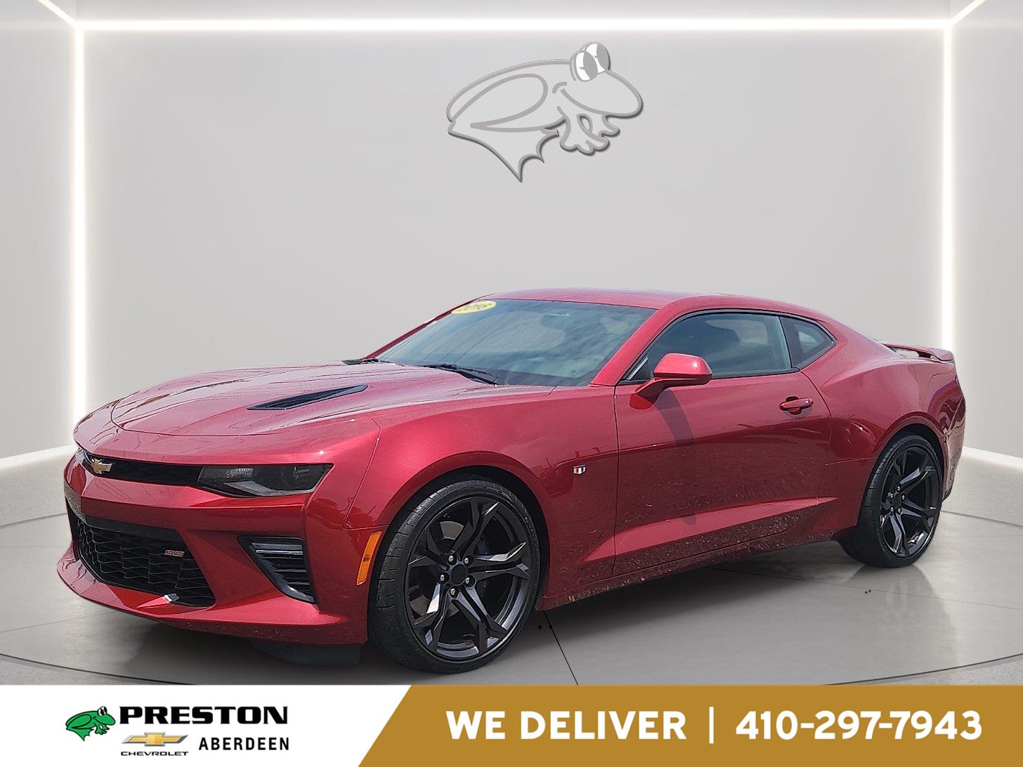 Garnet Red Tintcoat 2016 Chevrolet Camaro Coupe Rear-Wheel Drive 8-Speed Automatic