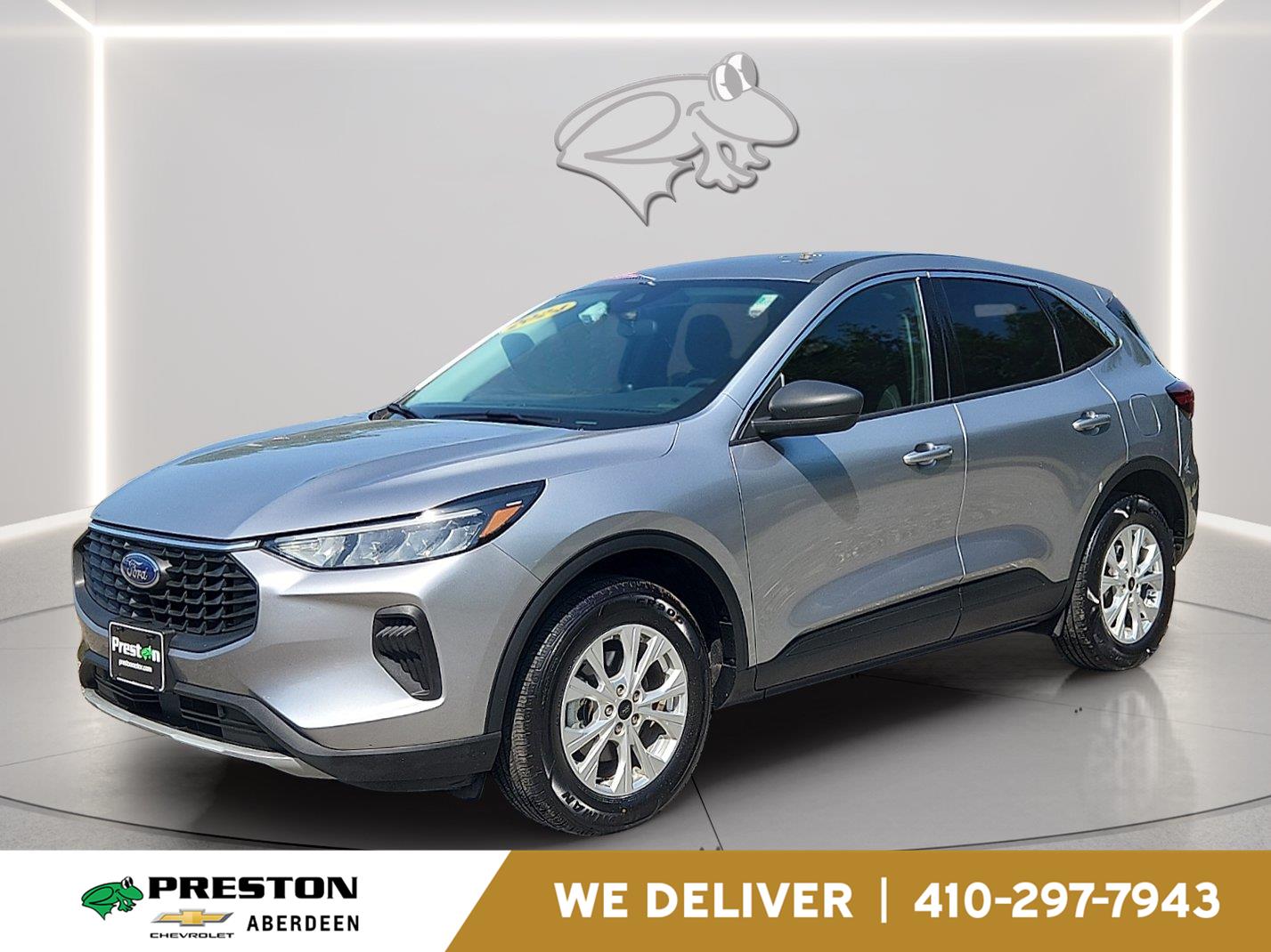 Iconic Silver 2024 Ford Escape SUV / Crossover All-Wheel Drive 8-Speed Automatic