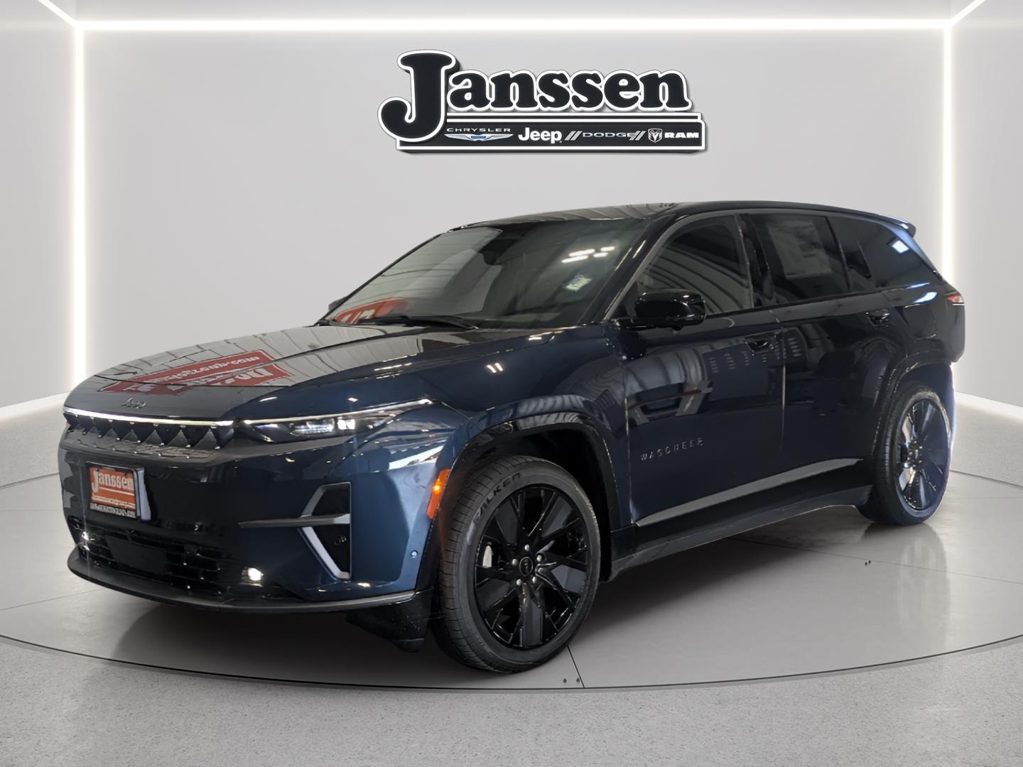 Fathom Blue Pearlcoat 2025 Jeep Wagoneer S SUV / Crossover Four-Wheel Drive 1-Speed Automatic