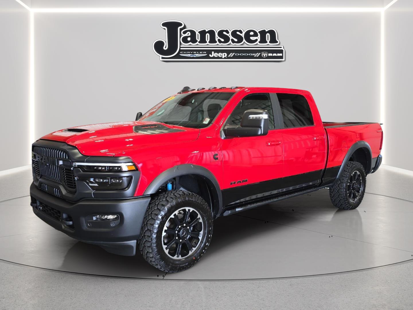 Flame Red Clearcoat 2026 RAM 2500 Rebel Crew Cab 4WD Pickup Truck Four-Wheel Drive 8-Speed Automatic