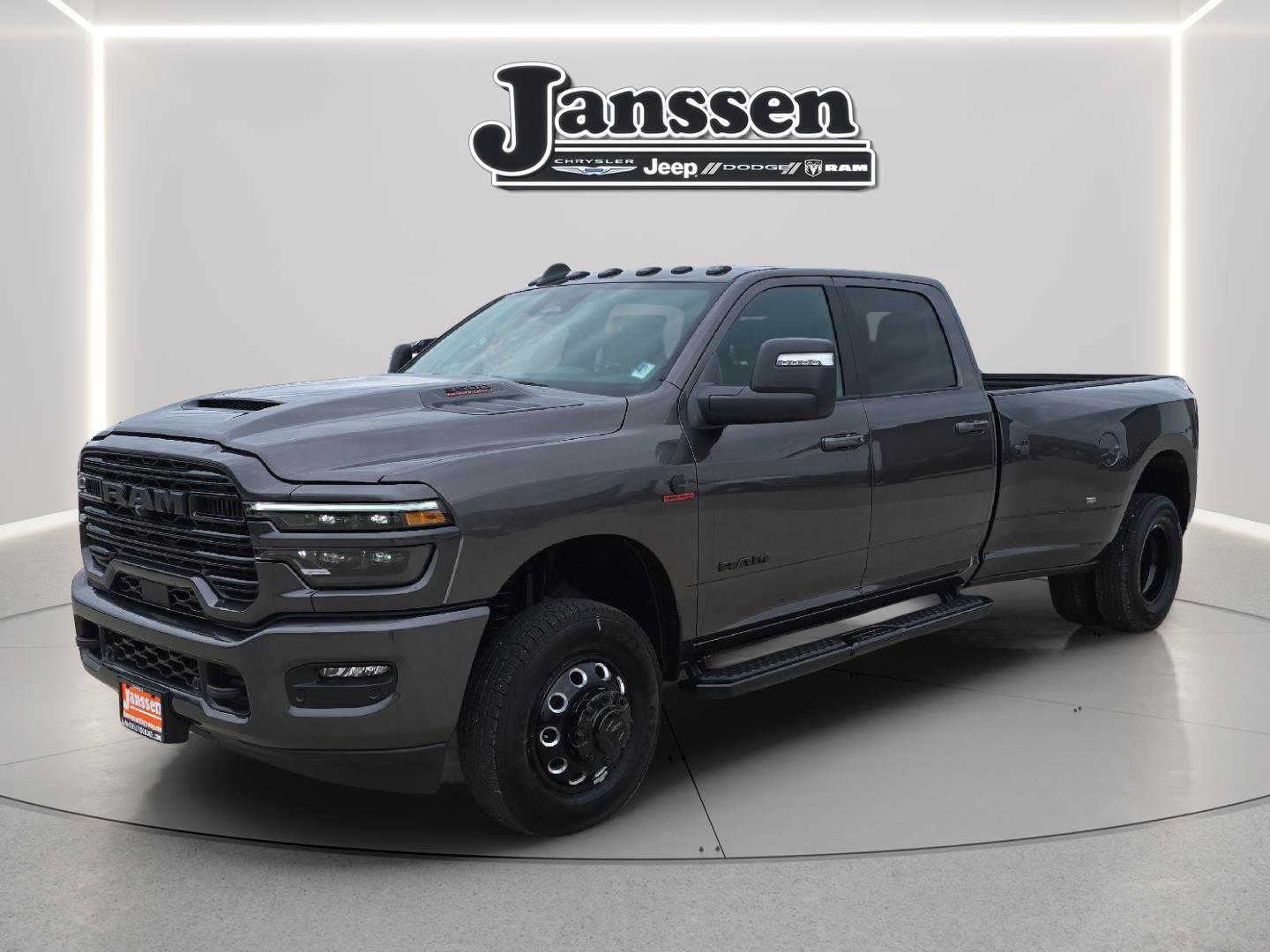 Gray (Granite Crystal Metallic Clearcoat) 2026 RAM 3500 Pickup Truck Four-Wheel Drive 8-Speed Automatic
