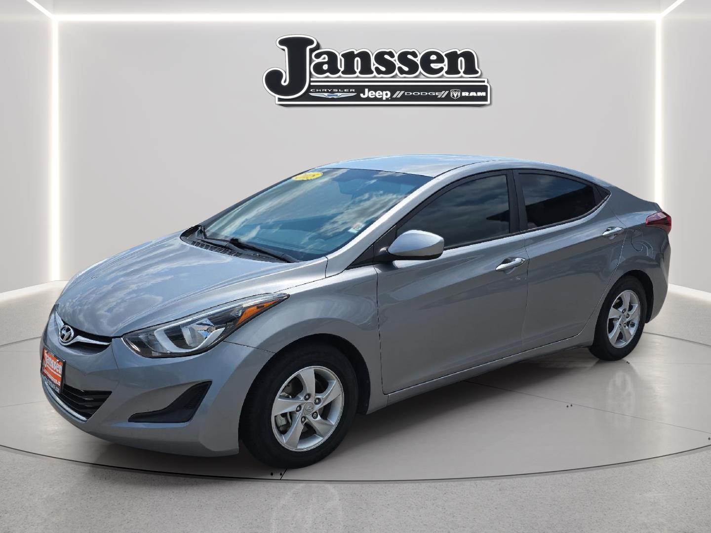 Titanium Gray Metallic 2015 Hyundai Elantra Sedan Front-Wheel Drive Manual