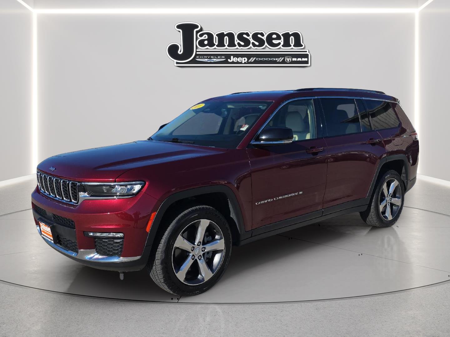 Velvet Red Pearlcoat 2021 Jeep Grand Cherokee L SUV / Crossover Four-Wheel Drive 8-Speed Automatic
