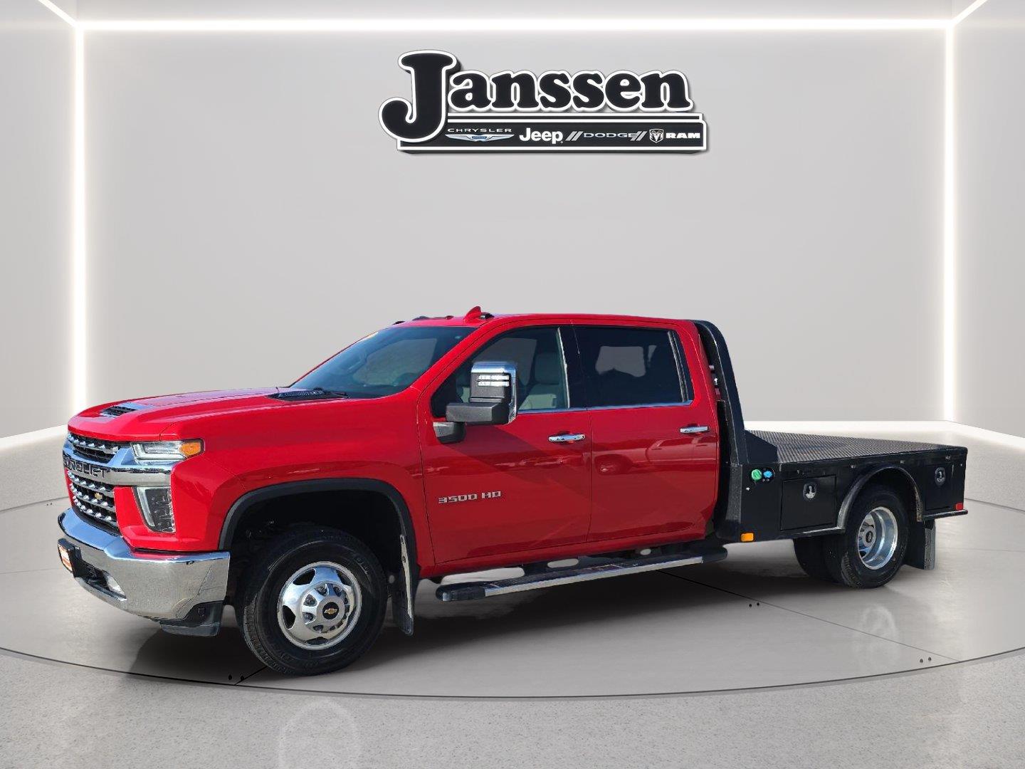 Red Hot 2023 Chevrolet Silverado 3500HD Pickup Truck Four-Wheel Drive Automatic
