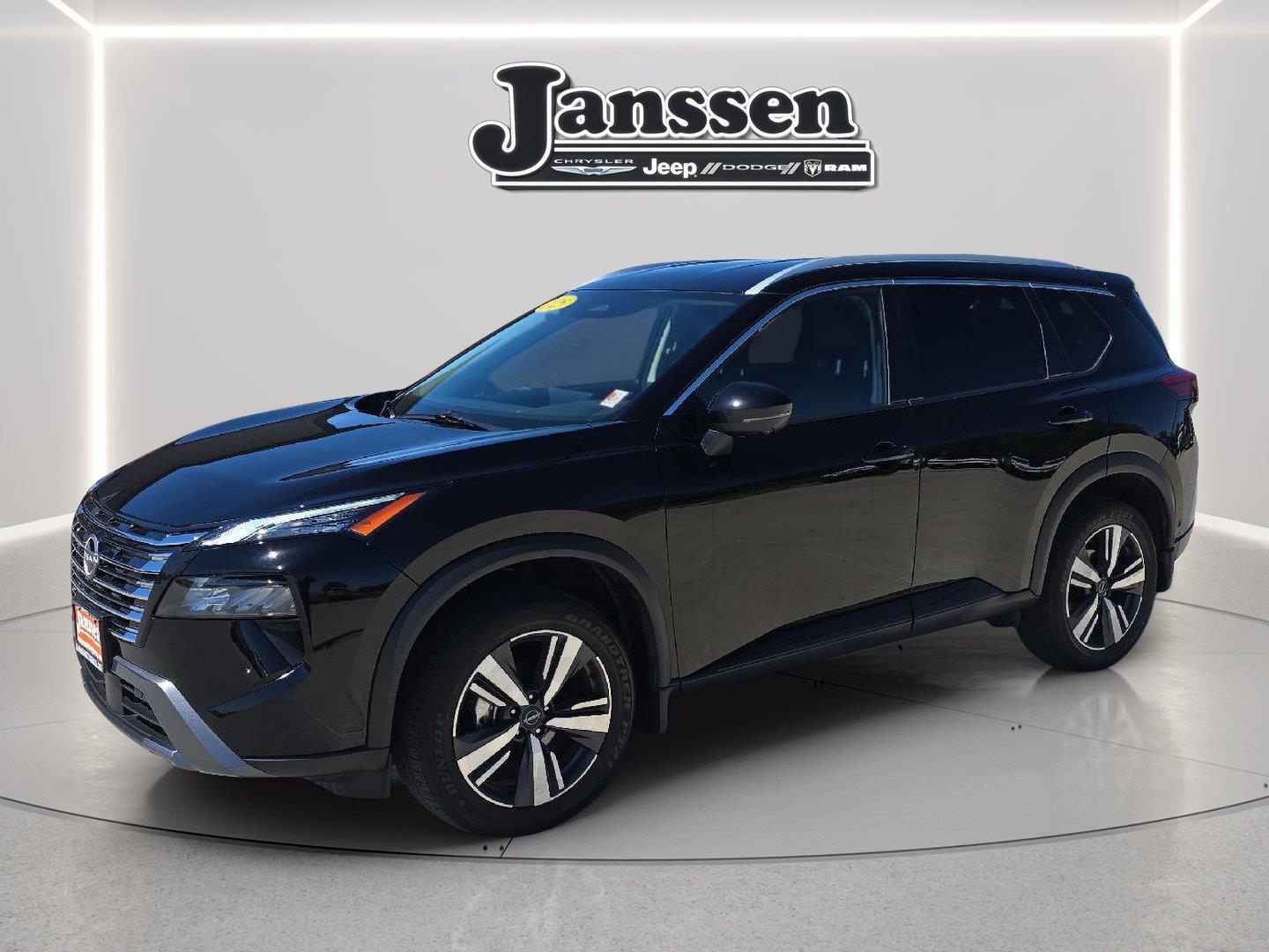 Super Black 2025 Nissan Rogue SUV / Crossover All-Wheel Drive Continuously Variable Transmission