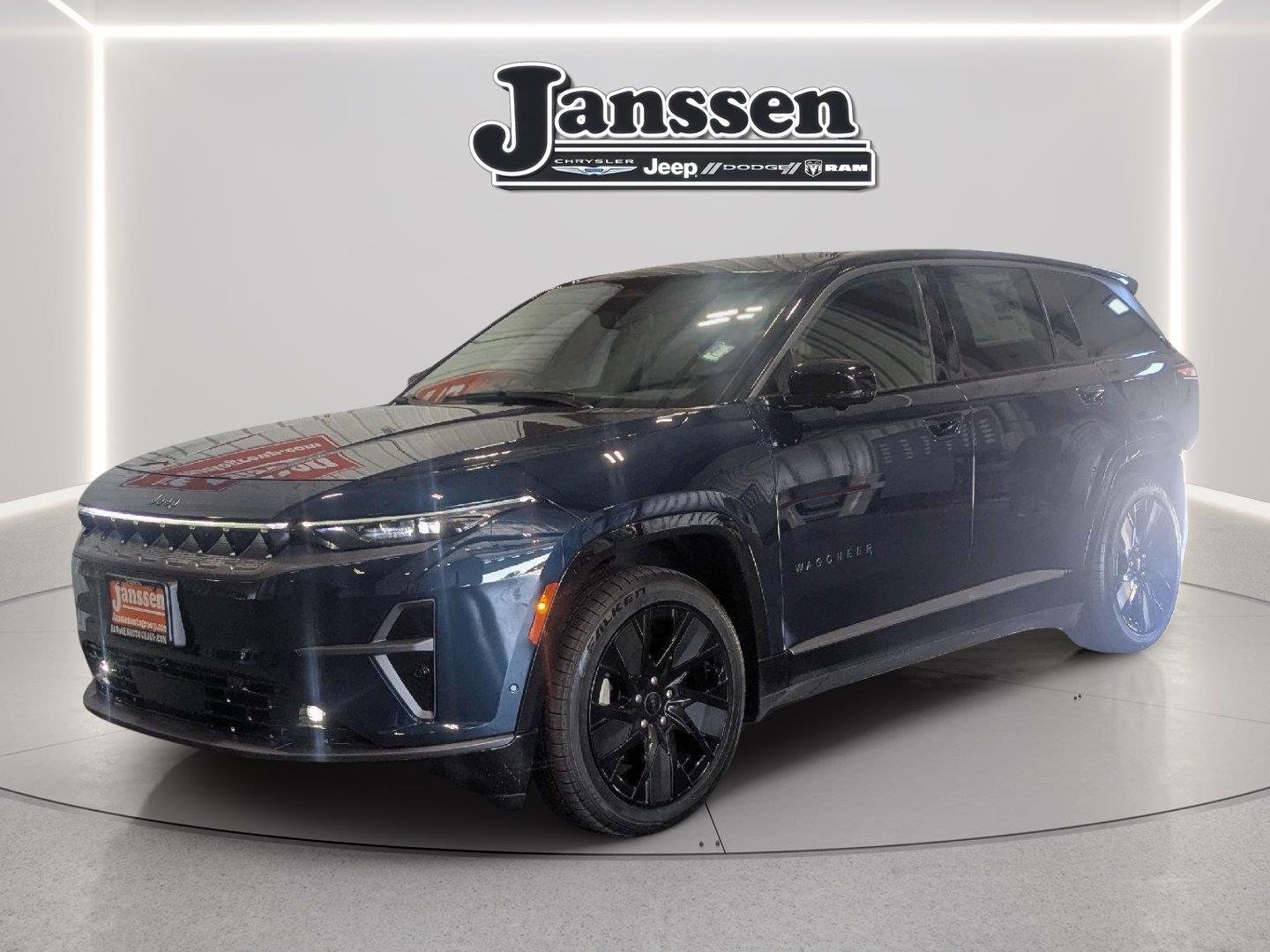 Fathom Blue Pearlcoat 2025 Jeep Wagoneer S SUV / Crossover Four-Wheel Drive 1-Speed Automatic