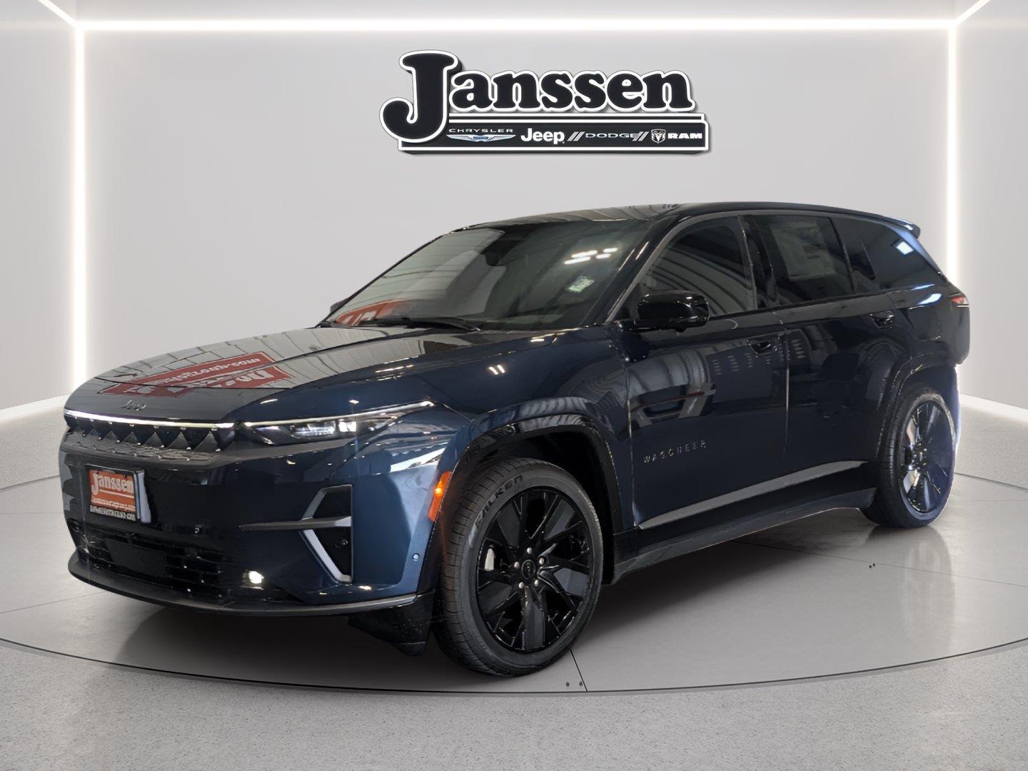 Fathom Blue Pearlcoat 2025 Jeep Wagoneer S SUV / Crossover Four-Wheel Drive 1-Speed Automatic
