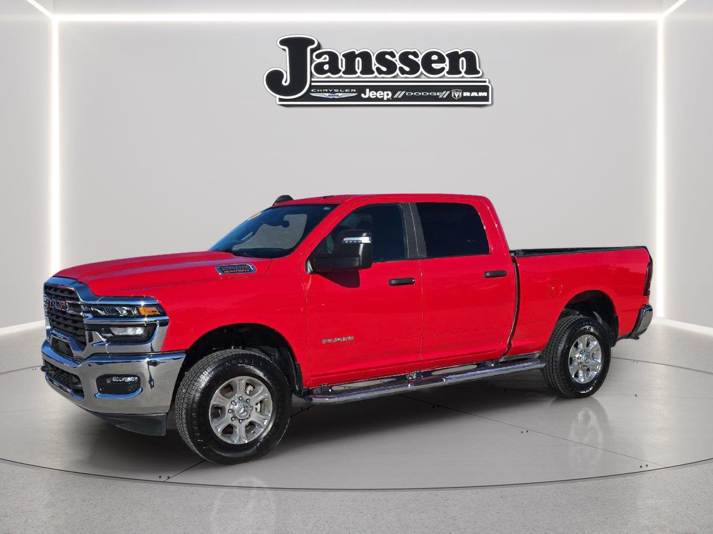 Flame Red Clearcoat 2026 RAM 2500 Pickup Truck Four-Wheel Drive 8-Speed Automatic